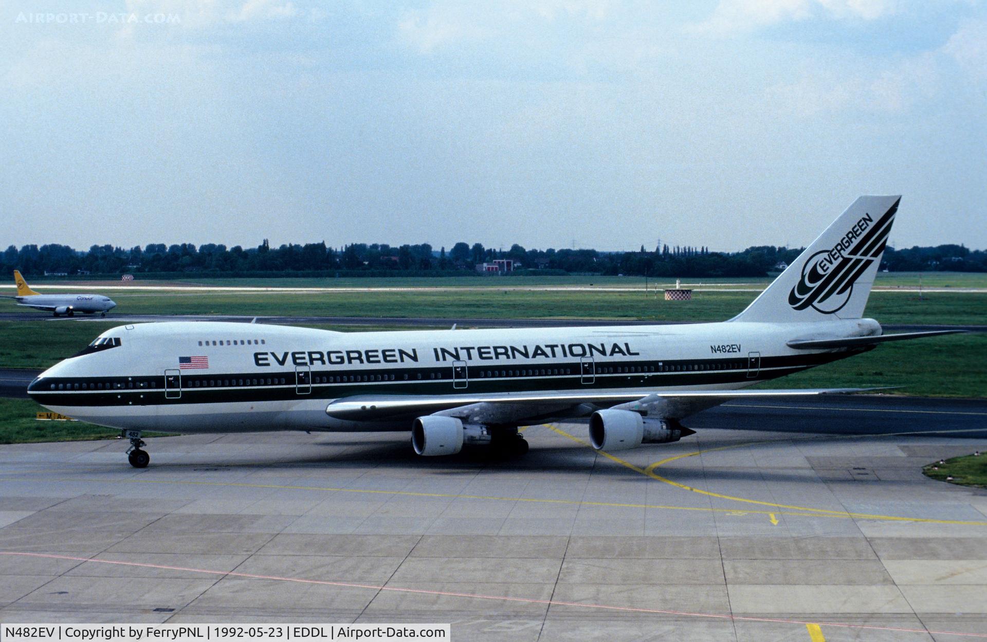 N482EV, 1973 Boeing 747-212B C/N 20713, Evergreen B742F in DUS