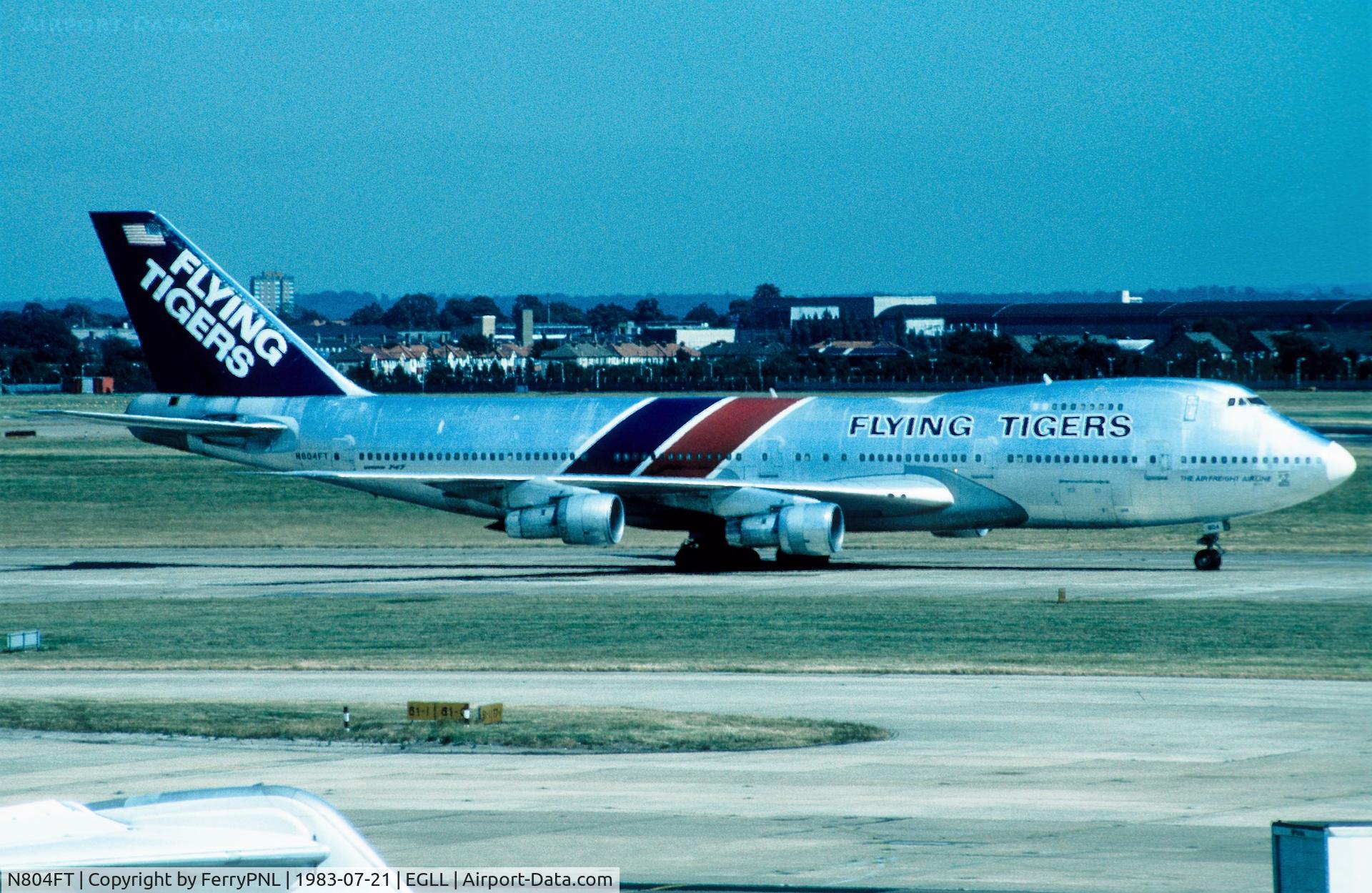N804FT, 1971 Boeing 747-132 C/N 20246, Flying Tigers B742F