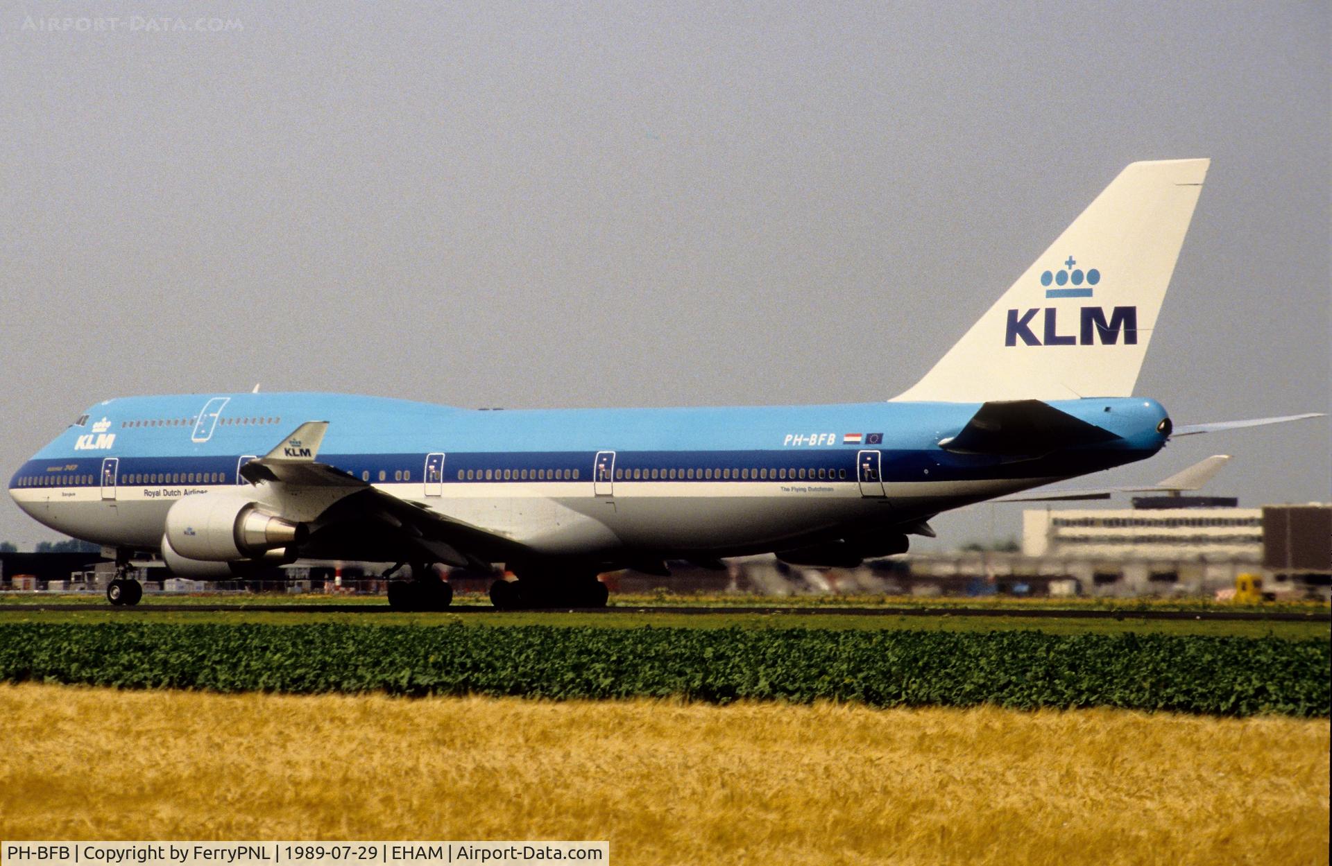 PH-BFB, 1989 Boeing 747-406 C/N 24000, KLM B744