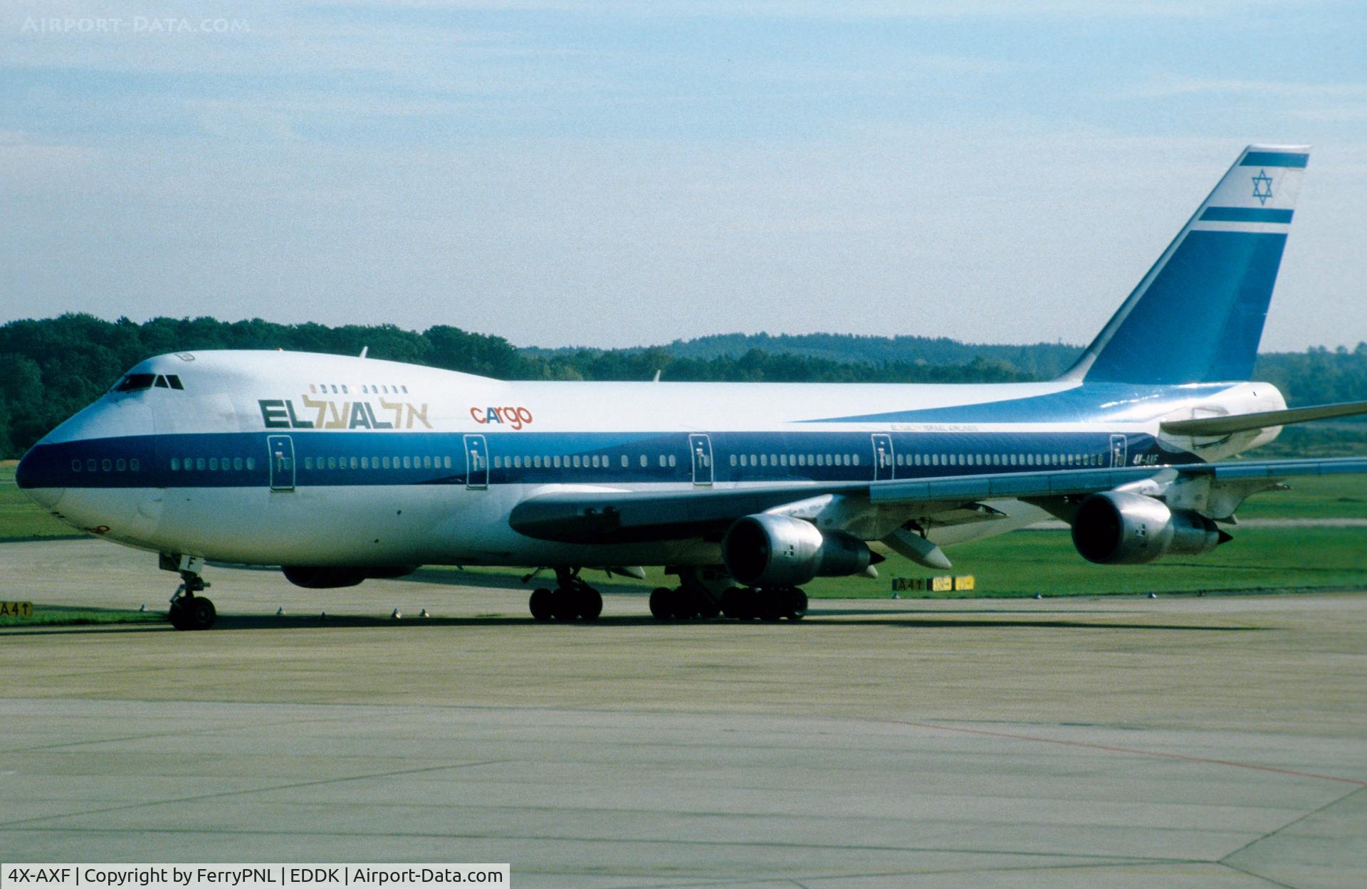 4X-AXF, 1978 Boeing 747-258C C/N 21594, ELAL B742F taxying for departure in CGN