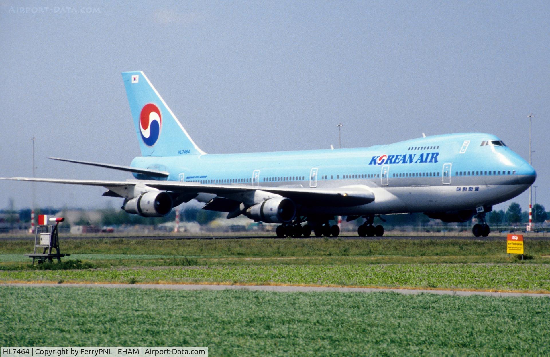 HL7464, 1973 Boeing 747-2B5B C/N 20771, Korean B742 landing