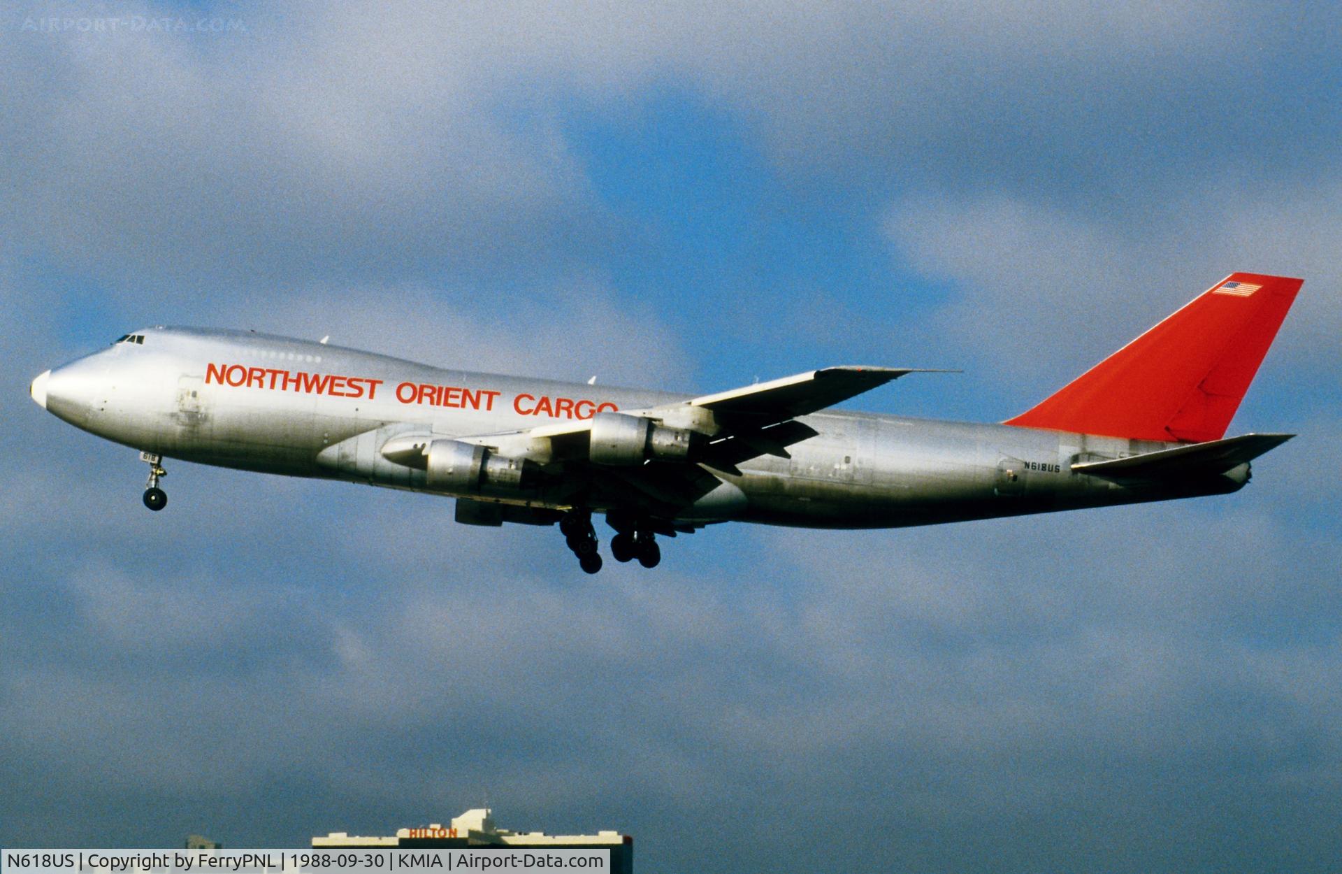 N618US, 1975 Boeing 747-251F C/N 21122, Northwest B742F