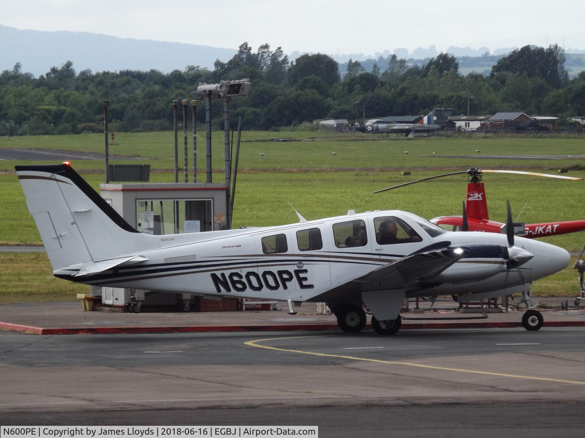 N600PE, 2014 Beechcraft G58 Baron C/N TH-2404, Based Beech G58 Baron At Gloucestershire Airport.
