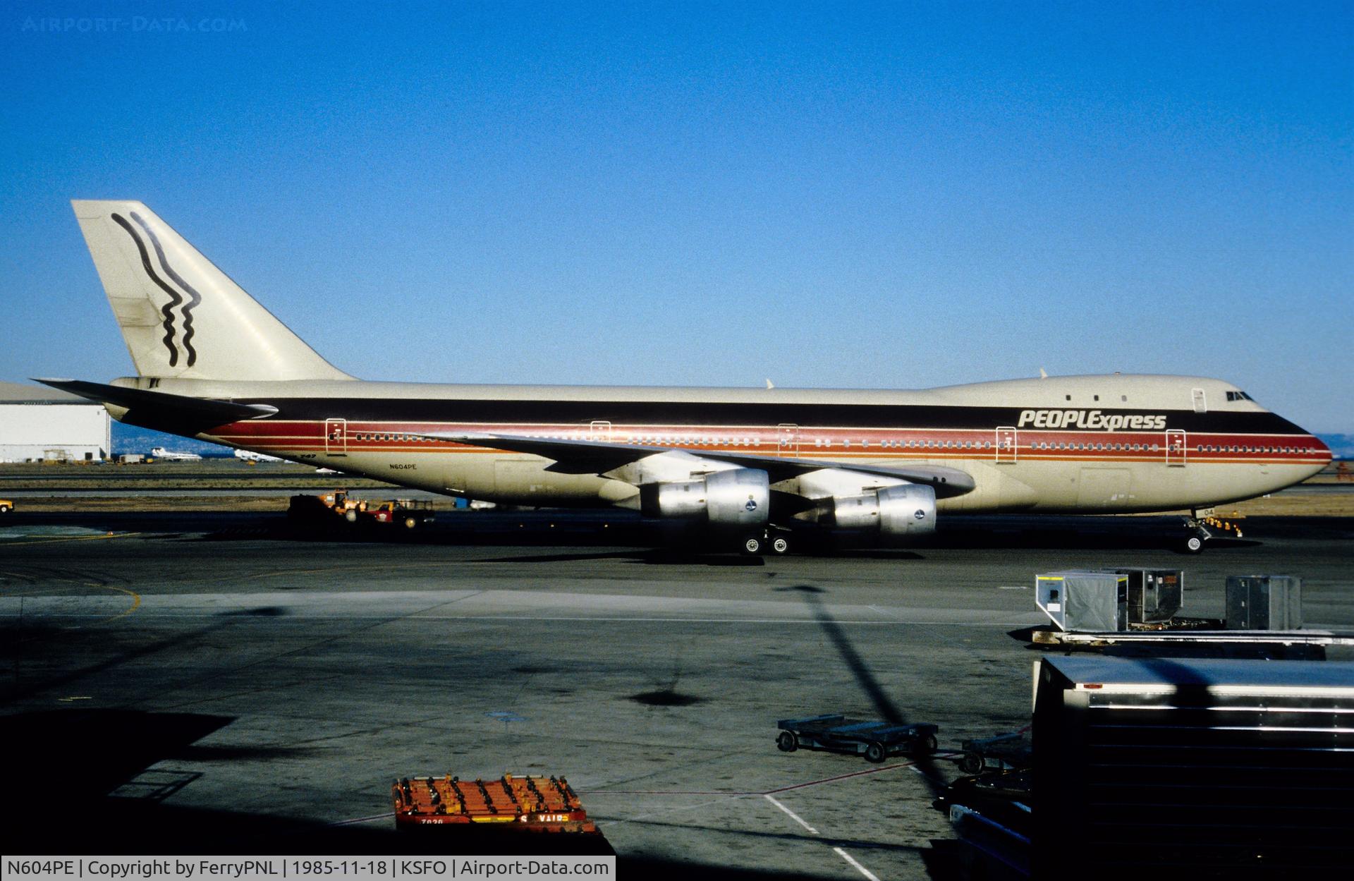 N604PE, 1971 Boeing 747-243B C/N 19731, PEOPLExpress B742