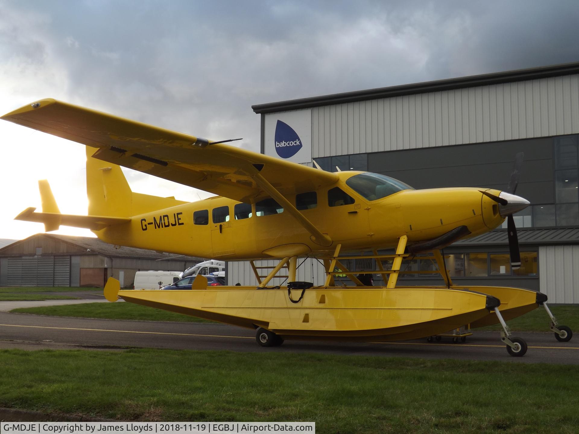 G-MDJE, 2001 Cessna 208 Caravan I C/N 208-00336, At Gloucestershire Airport
