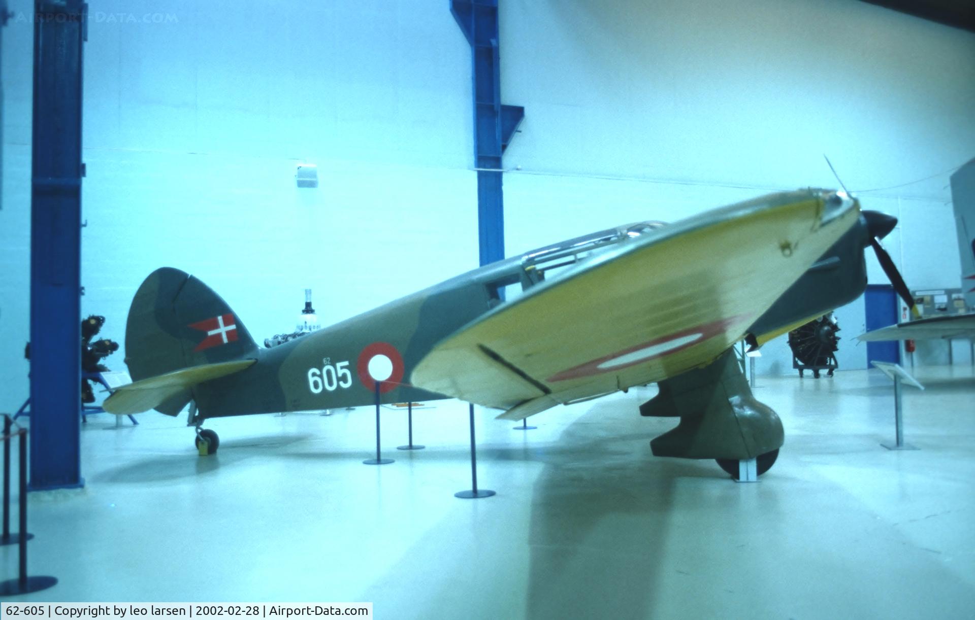 62-605, 1942 Percival P-34 Proctor III C/N H.274, Helsingør Tekniske Museum 28.2.2002