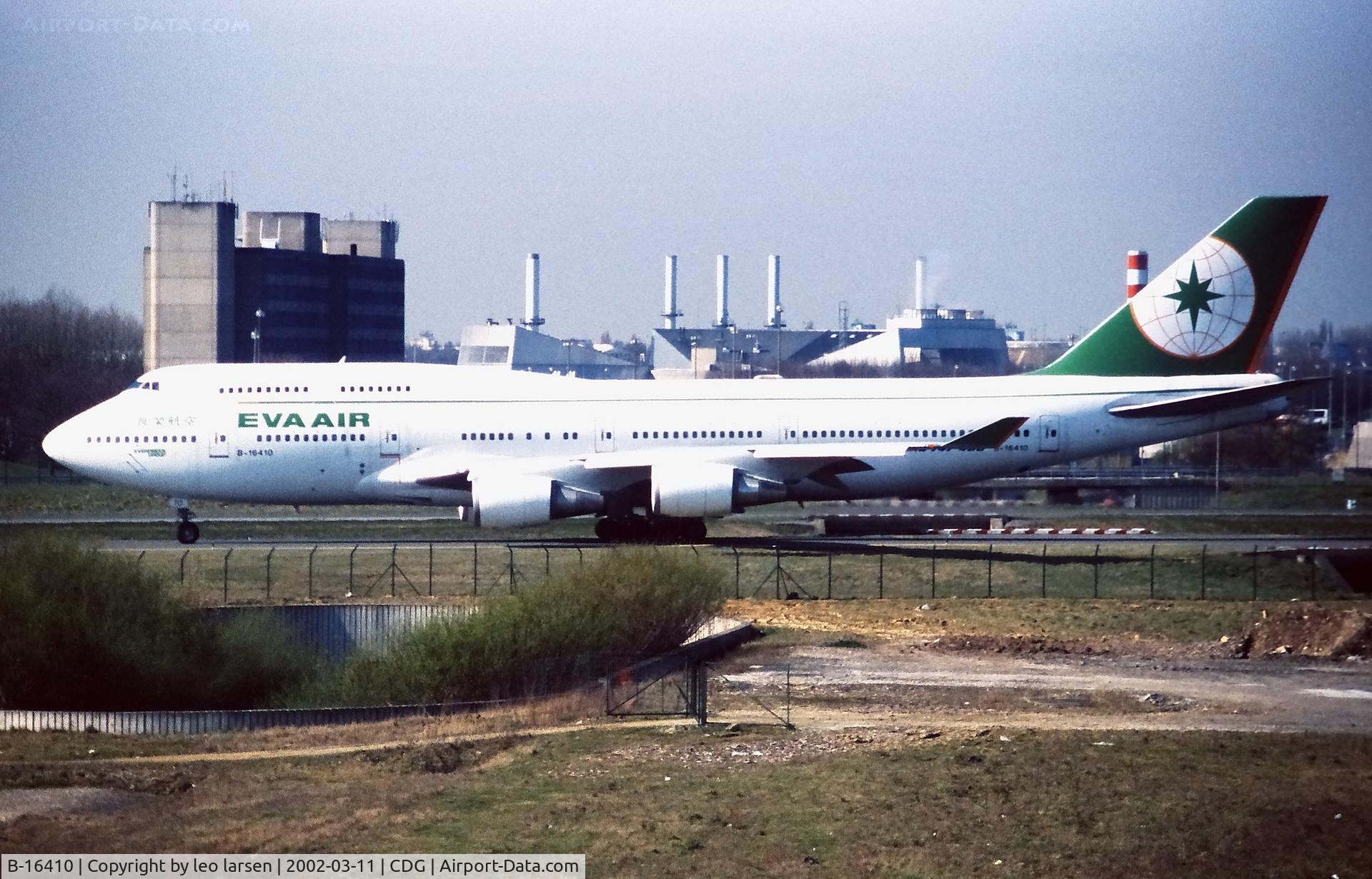 B-16410, 1997 Boeing 747-45E C/N 29061, Paris Charles de Gaule 11.3.2002