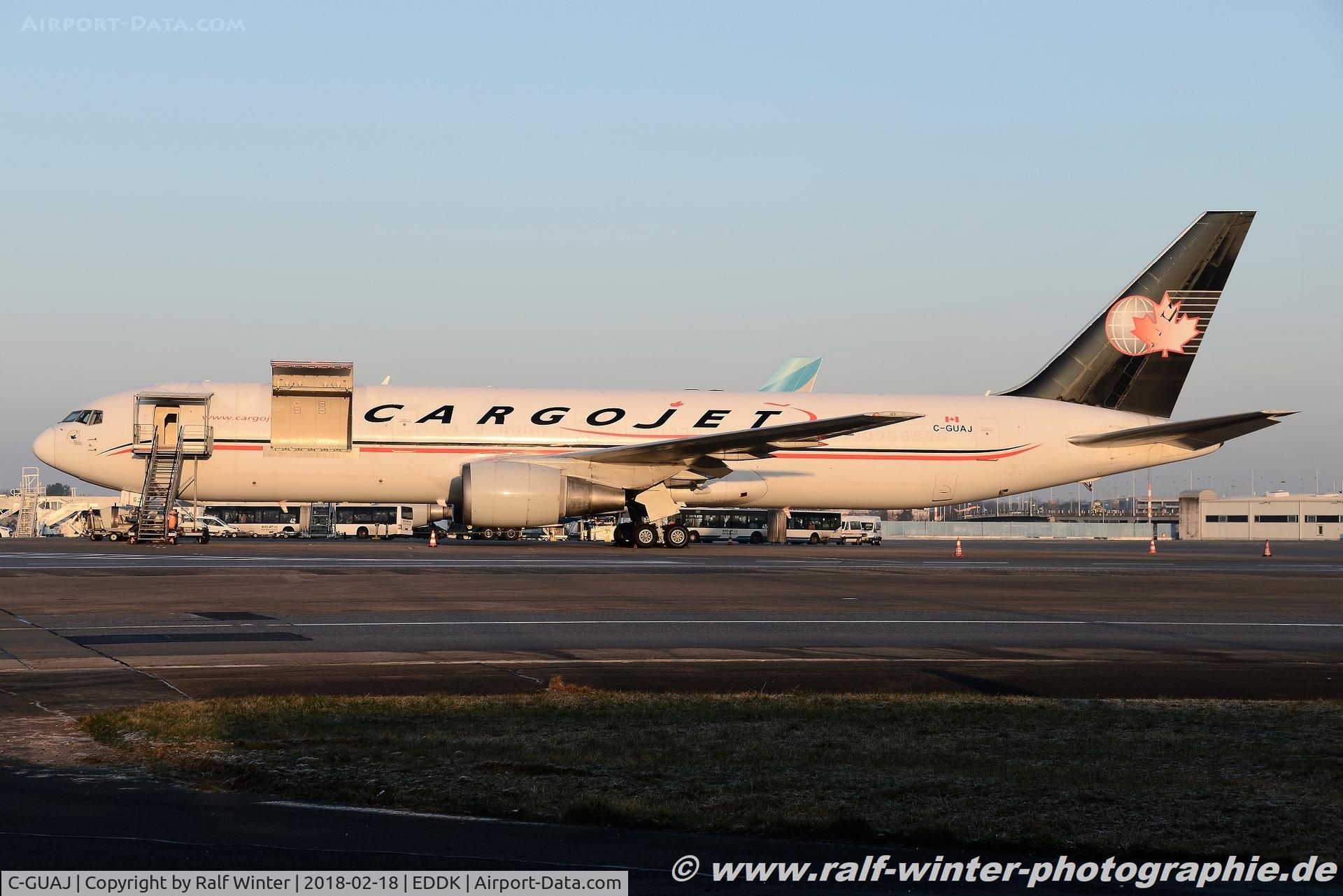 C-GUAJ, 1992 Boeing 767-35E/ER C/N 26063, Boeing 767-35EER(BCF) - W8 CJT CargoJet Airways - 26063 - C-GUAJ - 18.02.2018 - CGN