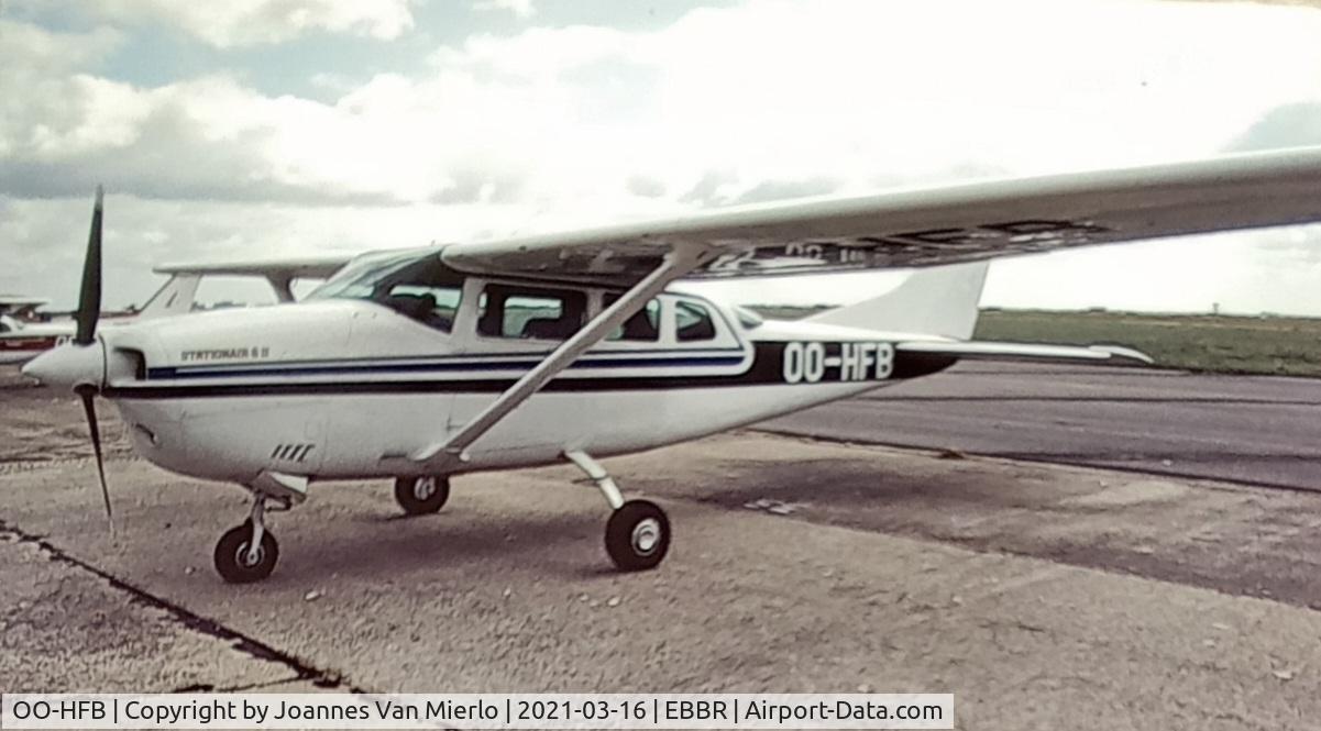 OO-HFB, 1981 Cessna U206G Stationair C/N U20606173, scan from slide