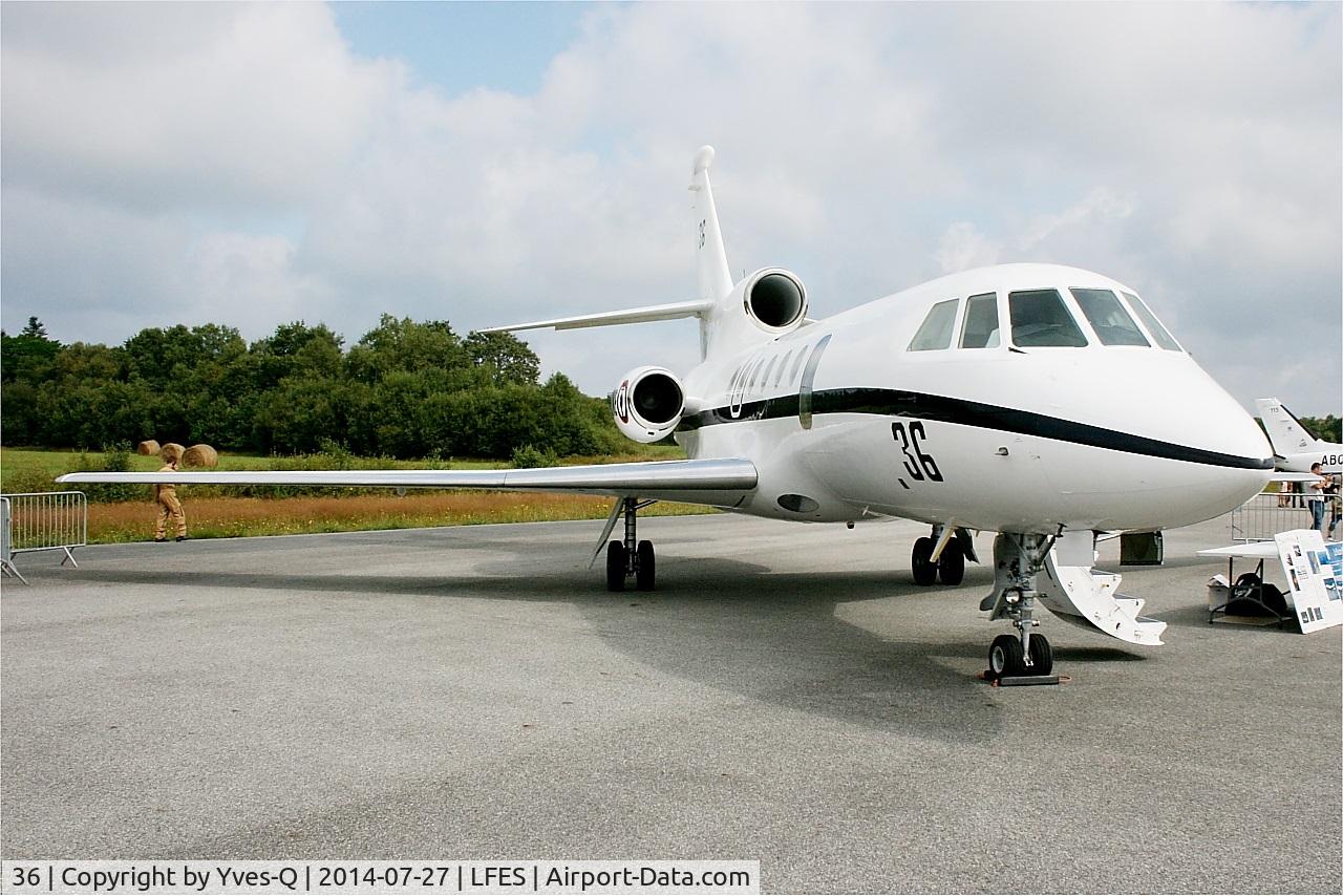 36, 1980 Dassault Falcon 50 C/N 36, French naval aviation Dassault Falcon 50, Static display, Guiscriff airfield (LFES) open day 2014
