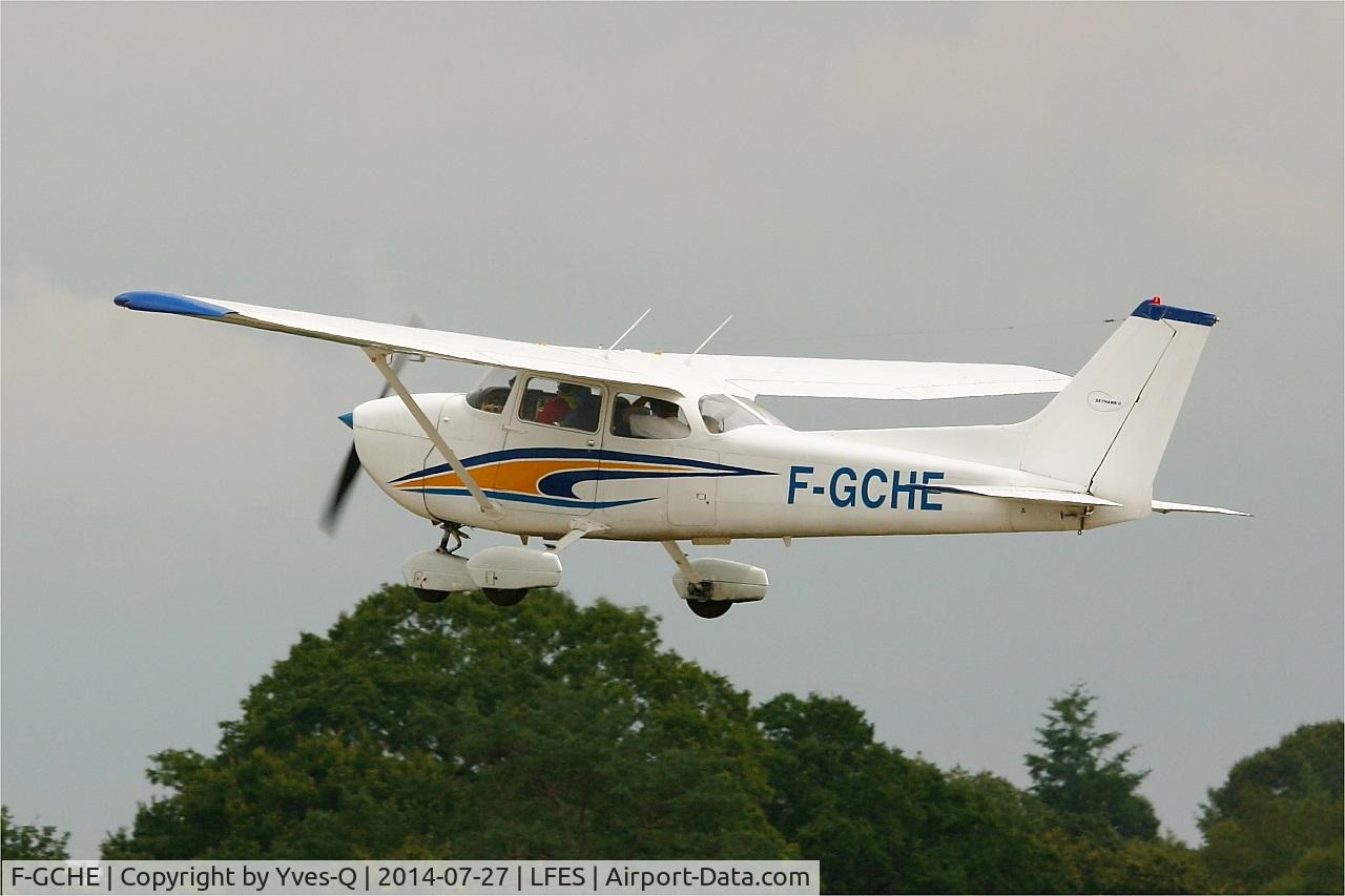 F-GCHE, Reims F172N Skyhawk C/N 1888, Reims F172N Skyhawk, Take-off rwy 03, Guiscriff airfield (LFES) open day 2014