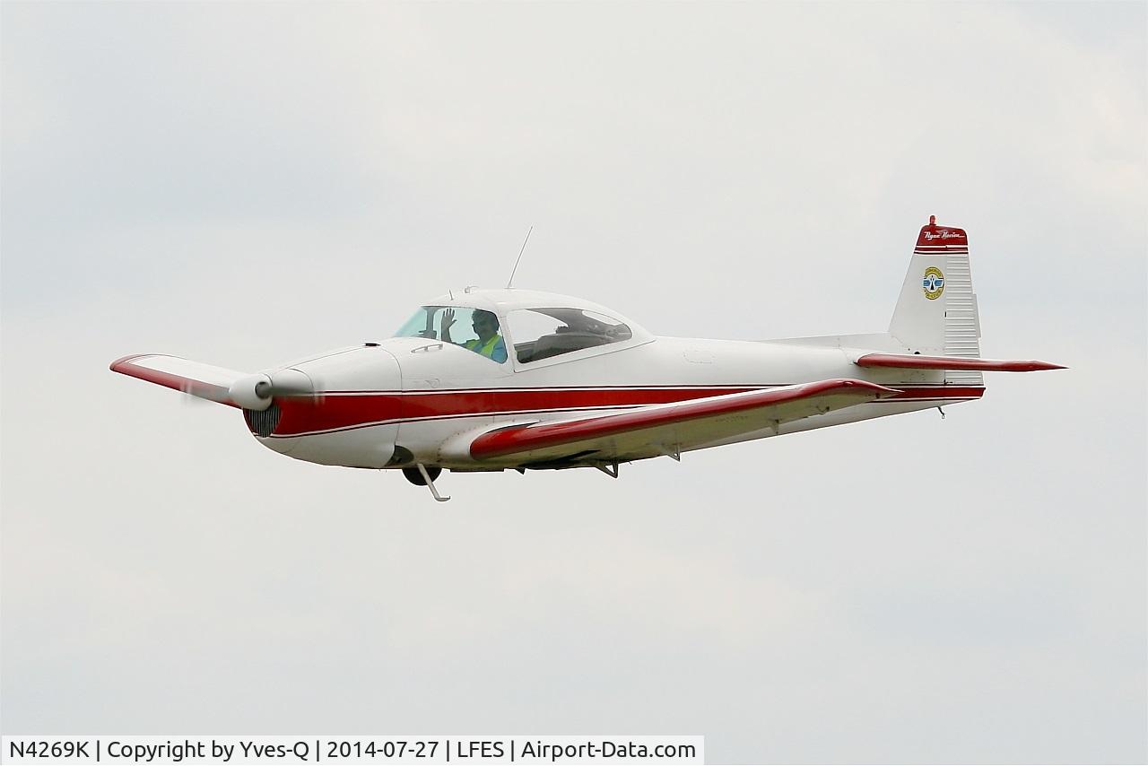 N4269K, 1948 Ryan Navion A C/N NAV-4-1269, Ryan Navion A, On display, Guiscriff airfield (LFES) open day 2014