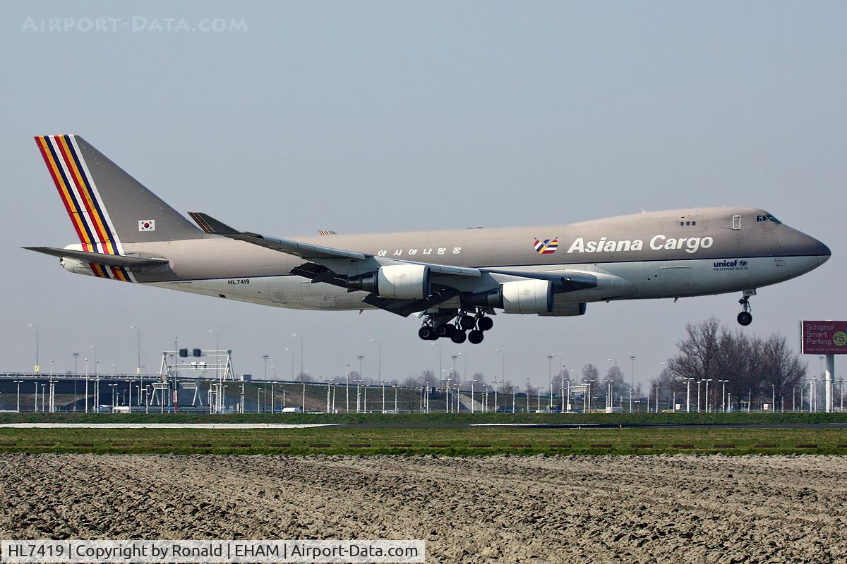 HL7419, 1994 Boeing 747-48EF (SCD) C/N 25781, at spl
