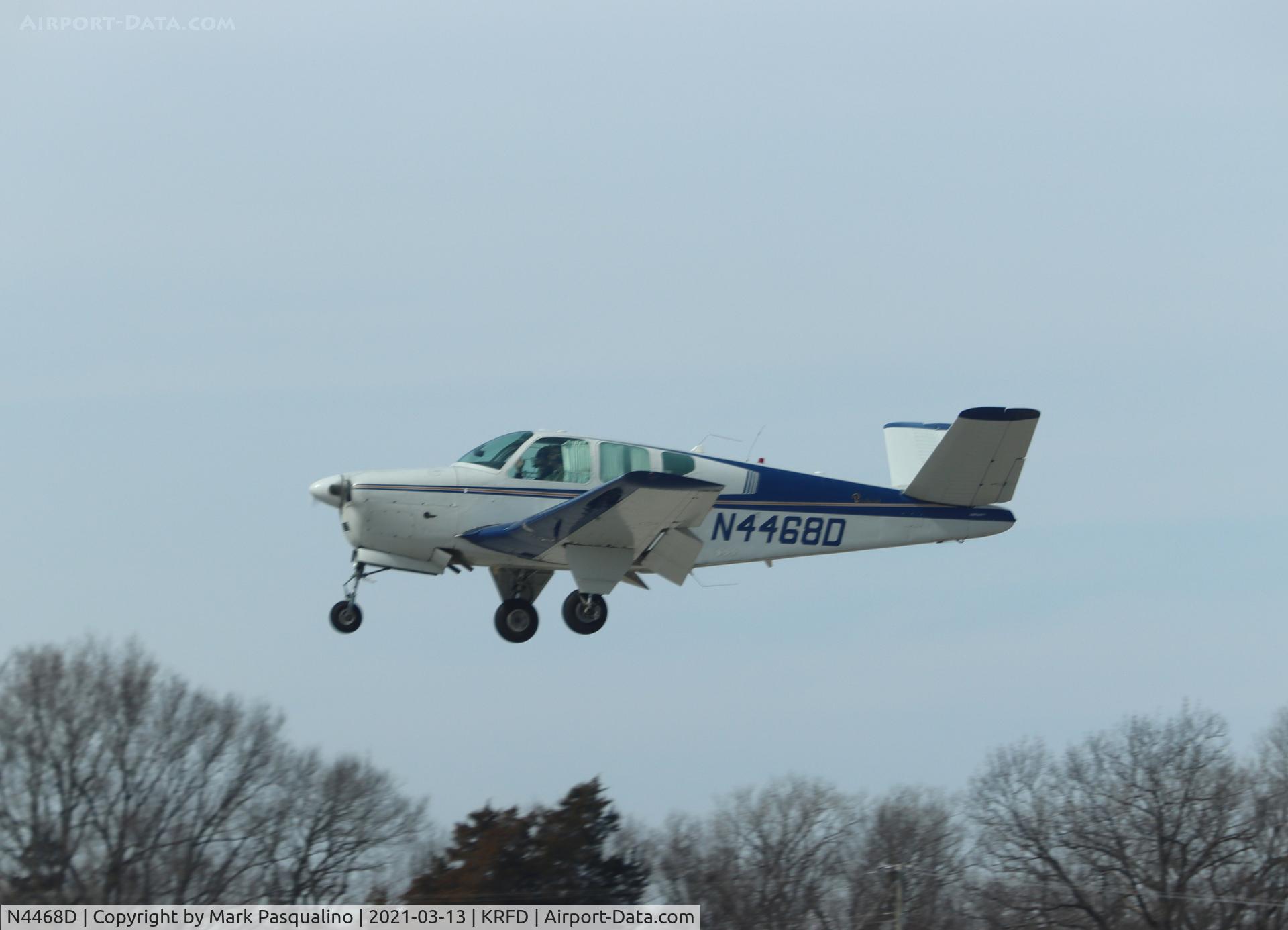 N4468D, 1956 Beech G35 Bonanza C/N D-4582, Beech G35
