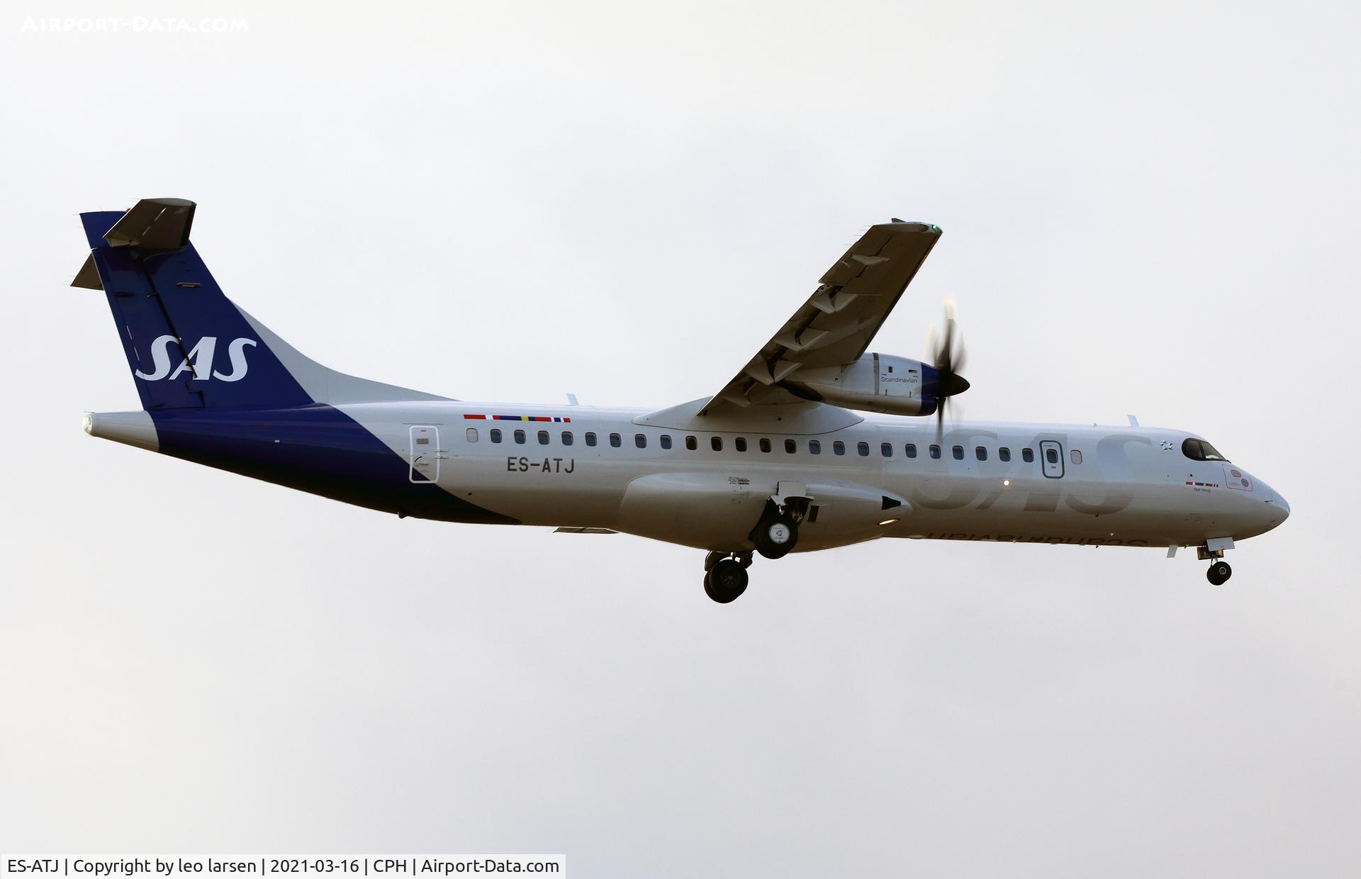 ES-ATJ, 2012 ATR 72-600 (72-212A) C/N 1056, Copenhagen 16.3.2021