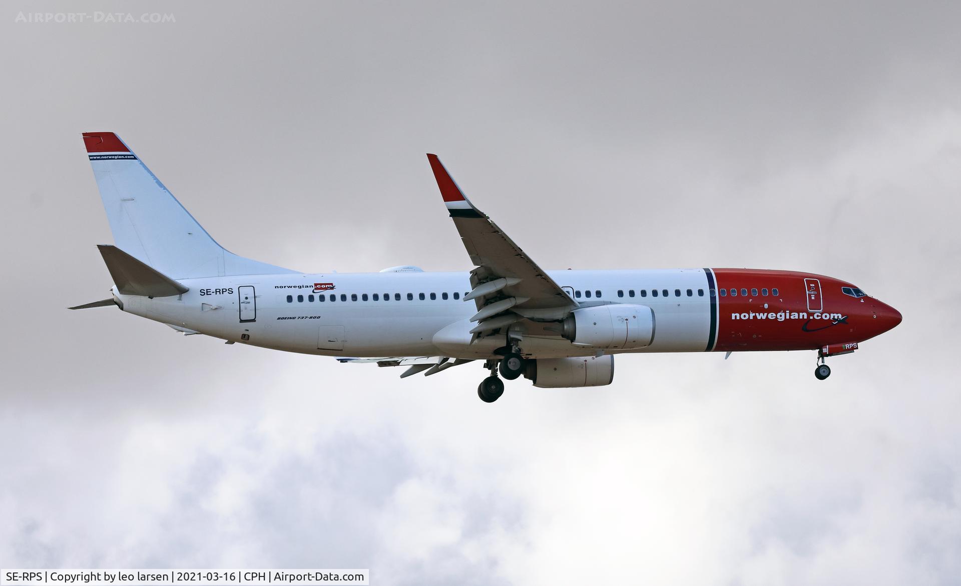 SE-RPS, 2015 Boeing 737-8JP C/N 41143, Copenhagen 16.3.2021