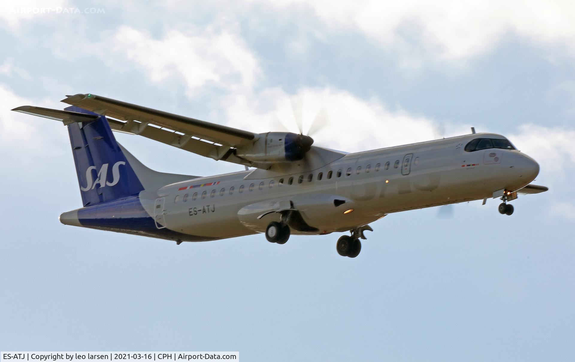 ES-ATJ, 2012 ATR 72-600 (72-212A) C/N 1056, Copenhagen 16.3.2021