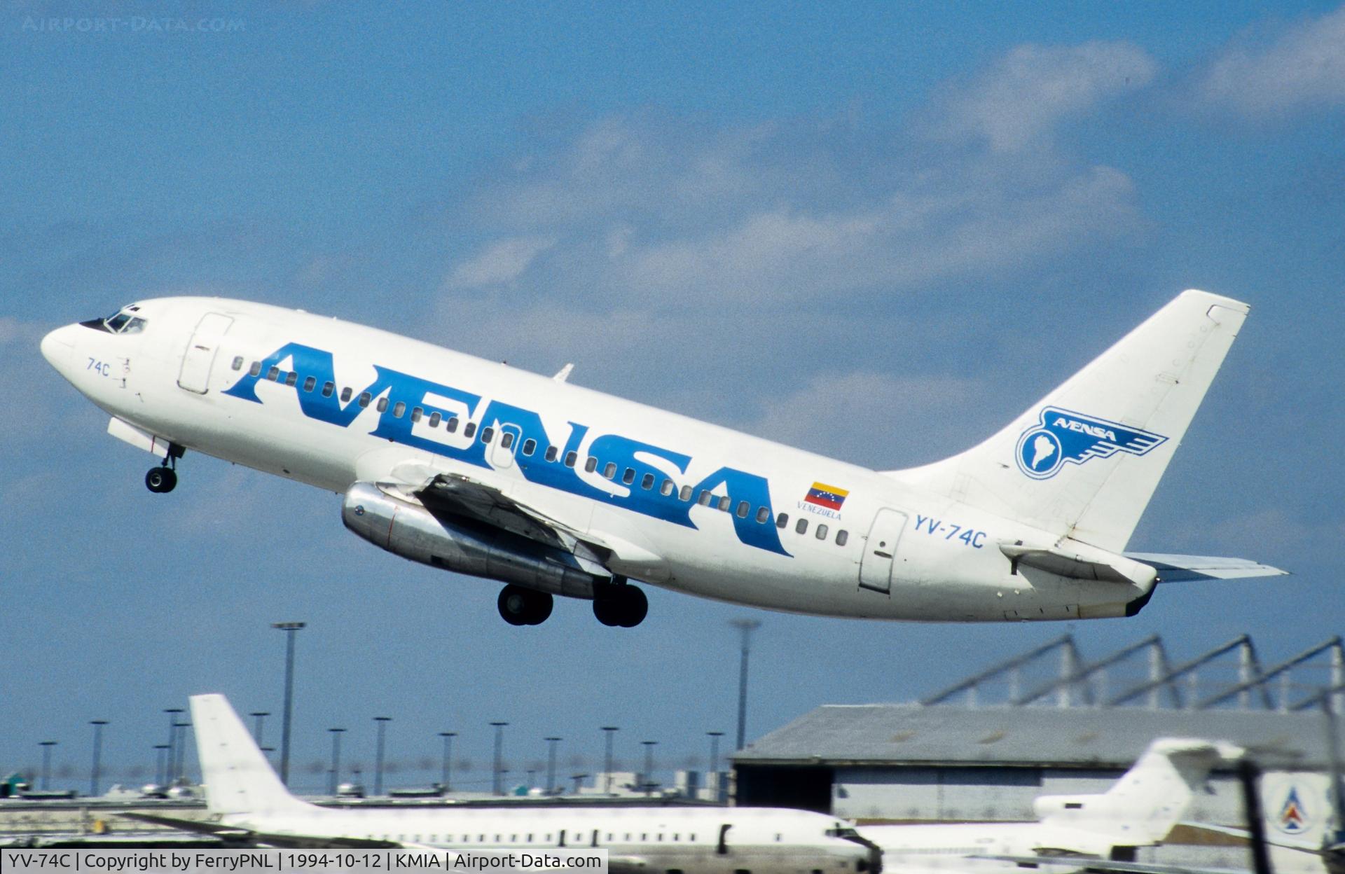 YV-74C, 1979 Boeing 727-294 C/N 22043, Avensa B732 lifting-off