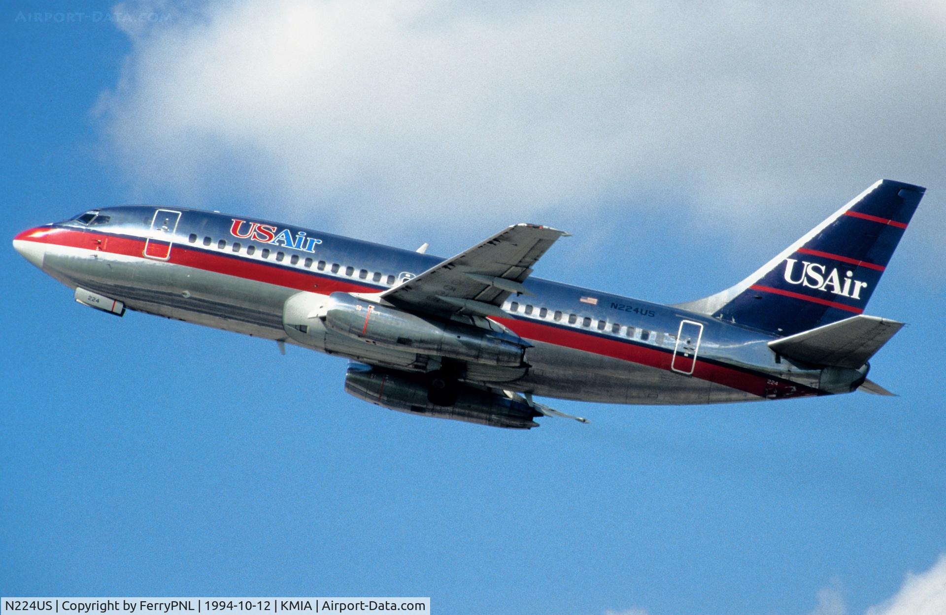 N224US, 1978 Boeing 737-201(A) C/N 21666, USAir B732 taking-off