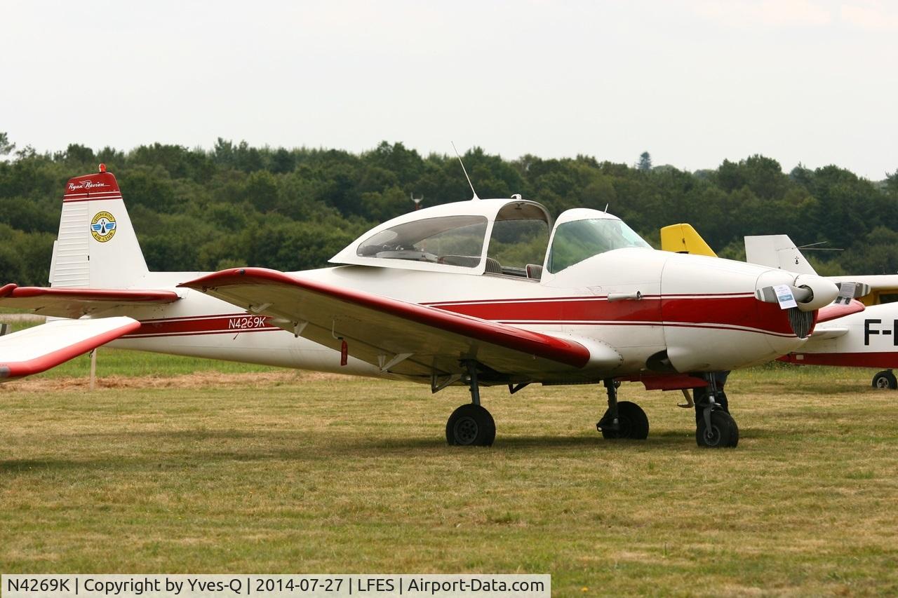 N4269K, 1948 Ryan Navion A C/N NAV-4-1269, Ryan Navion A, Guiscriff airfield (LFES) open day 2014
