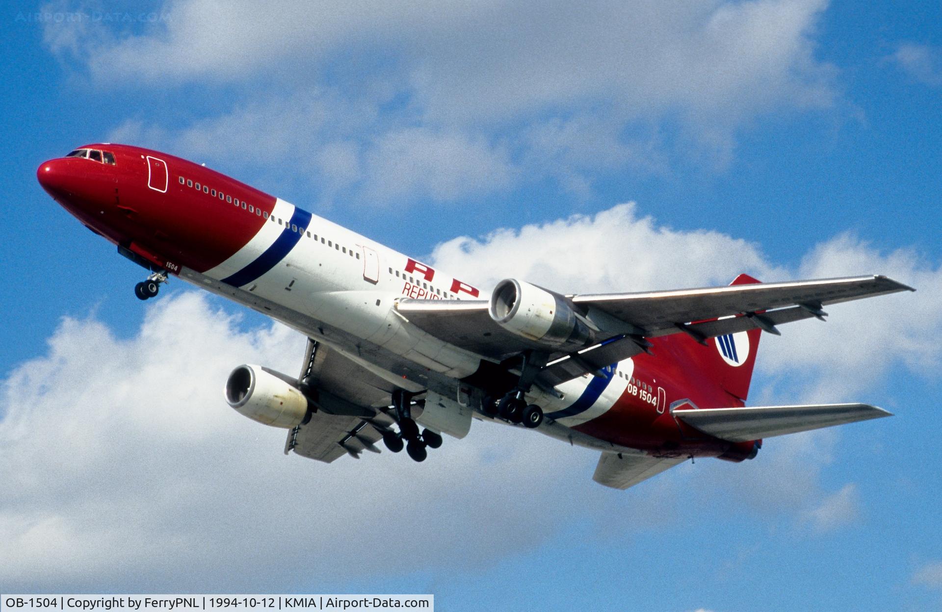 OB-1504, 1974 Lockheed L-1011-385-1 TriStar 1 C/N 193A-1087, APA International taking-off