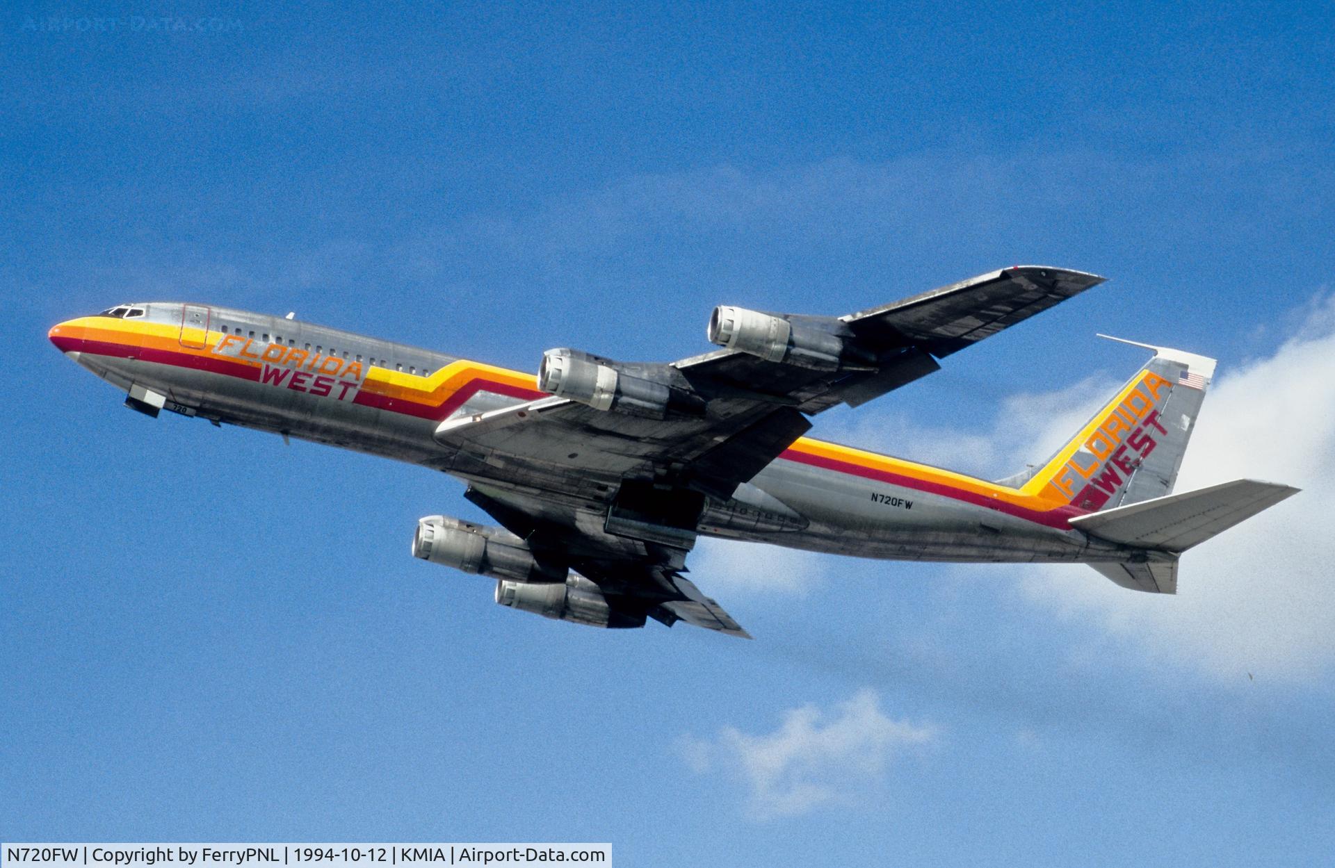 N720FW, 1966 Boeing 707-351C C/N 19263, Florida West B707 freighter