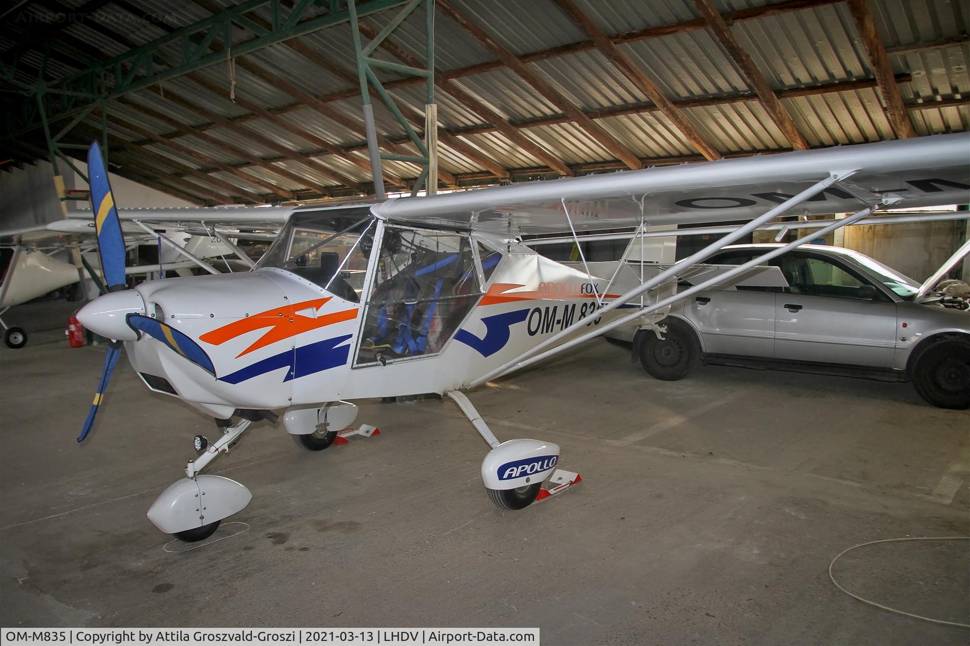 OM-M835, 2000 Apollo Fox C/N 210600, LHDV - Dunaújváros-Kisapostag Airport, Hungary
