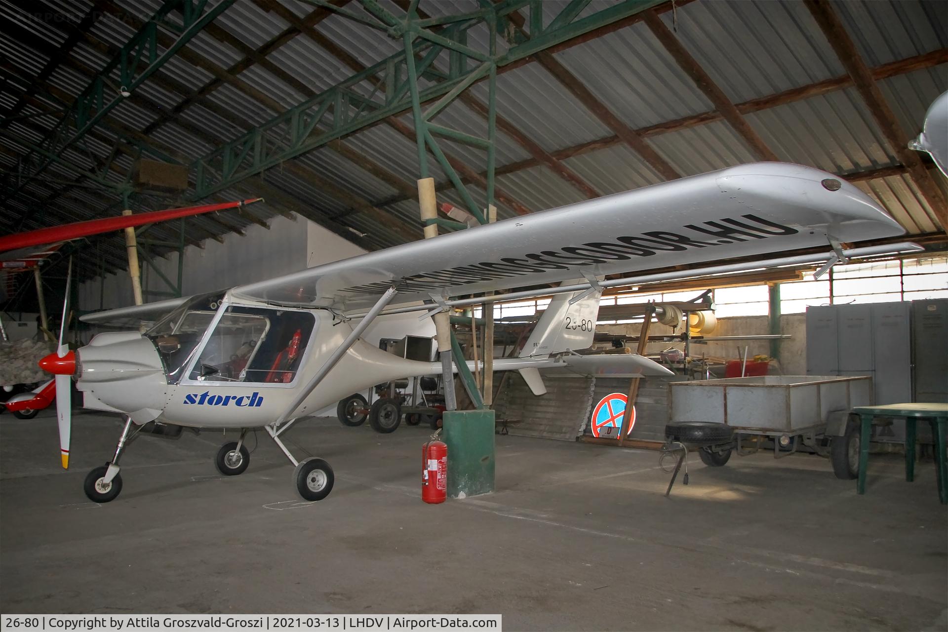 26-80, 1995 Fly Synthesis Storch C/N 052, LHDV - Dunaújváros-Kisapostag Airport, Hungary