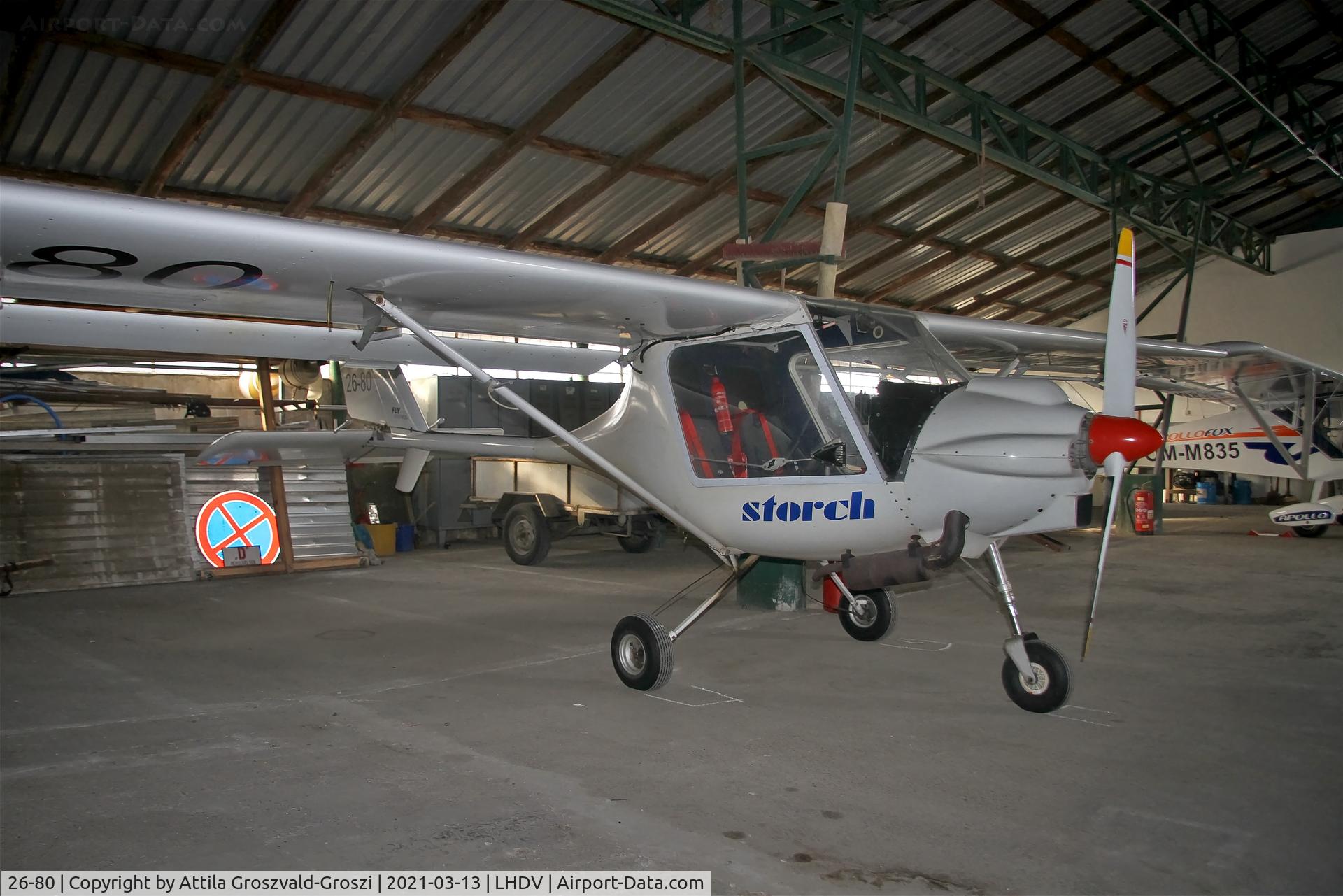 26-80, 1995 Fly Synthesis Storch C/N 052, LHDV - Dunaújváros-Kisapostag Airport, Hungary