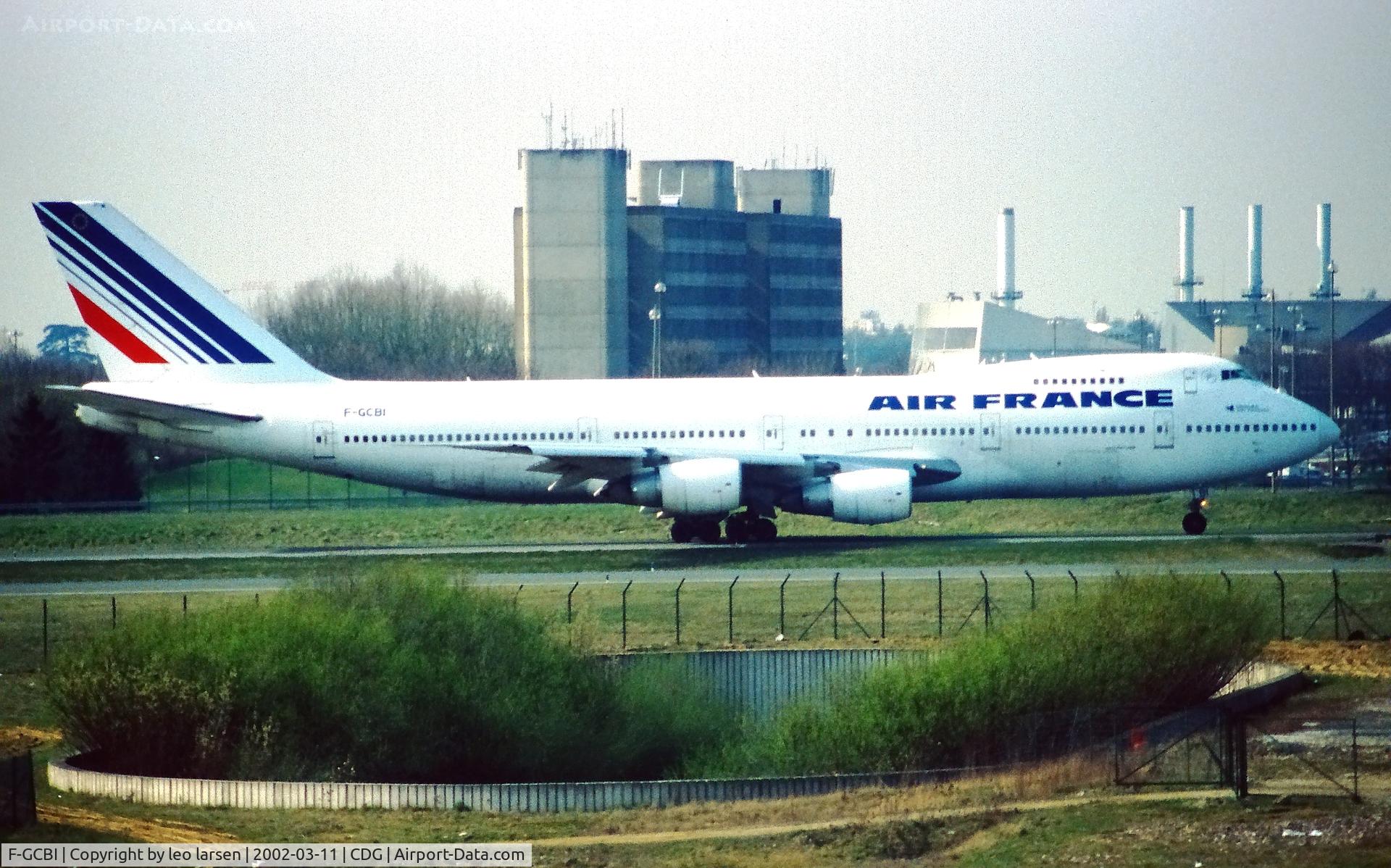 F-GCBI, 1986 Boeing 747-256BM C/N 23676, Paris  Charles de Gaulle 11.3.2002