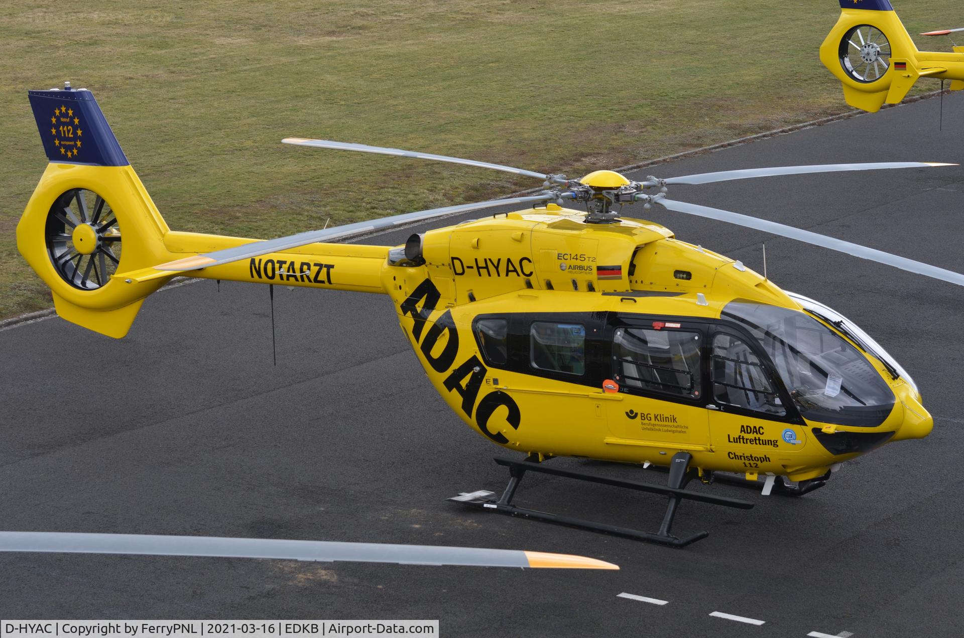 D-HYAC, 2014 Airbus Helicopters H-145 (BK-117D-2) C/N 20018, ADAC EC145