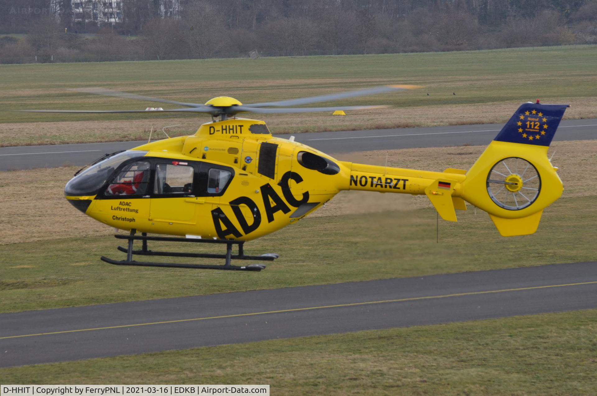 D-HHIT, 2008 Eurocopter EC-135P-2+ C/N 0677, Departure of ADAC EC135