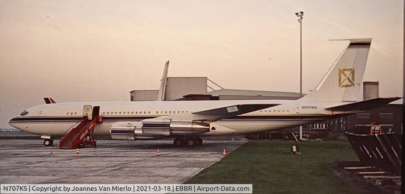 N707KS, 1959 Boeing 707-138B C/N 17702, Scan from slide