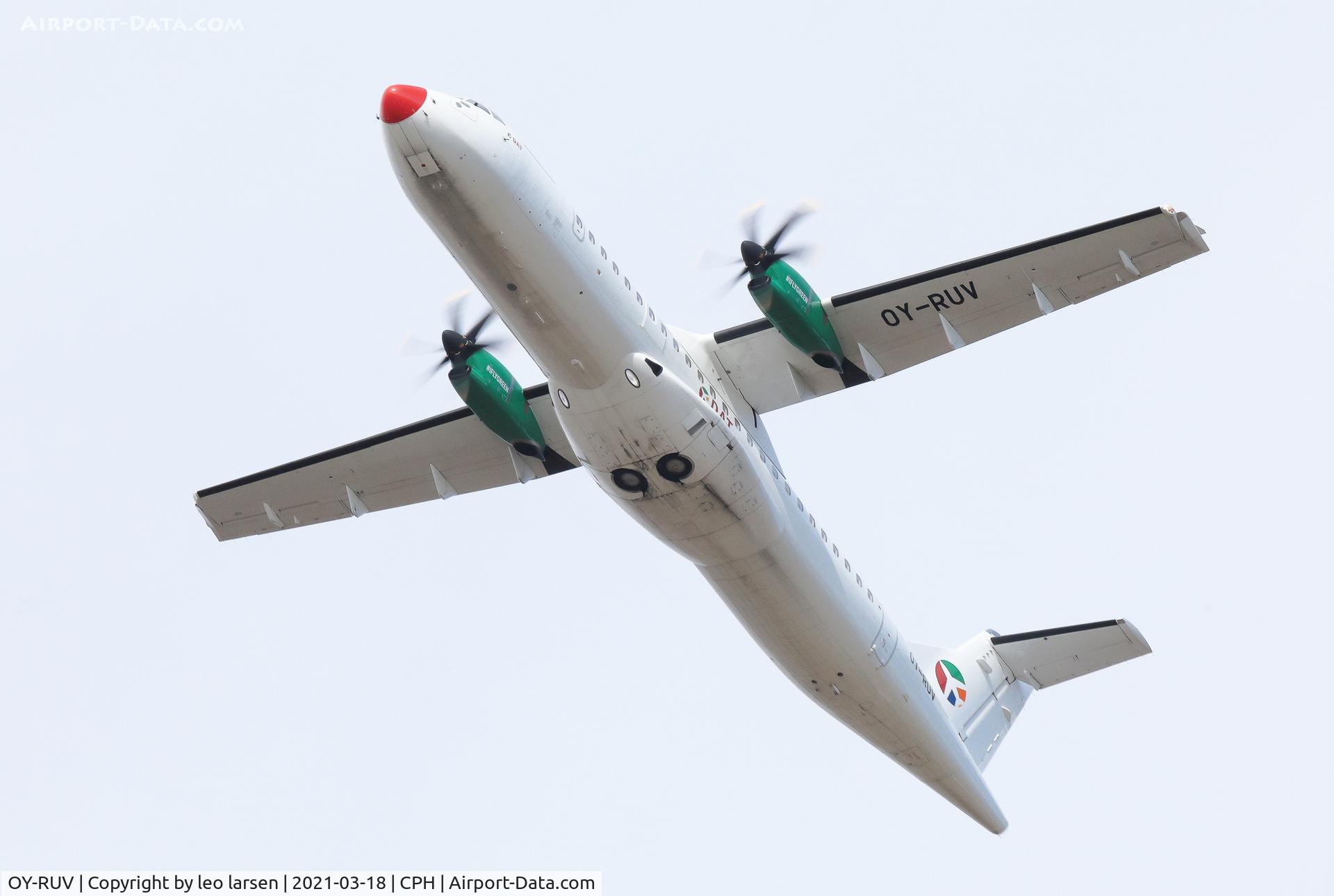 OY-RUV, 2018 ATR 72-600 C/N 1527, Copenhagen 18.3.2021 Tailwind T/O R-22R