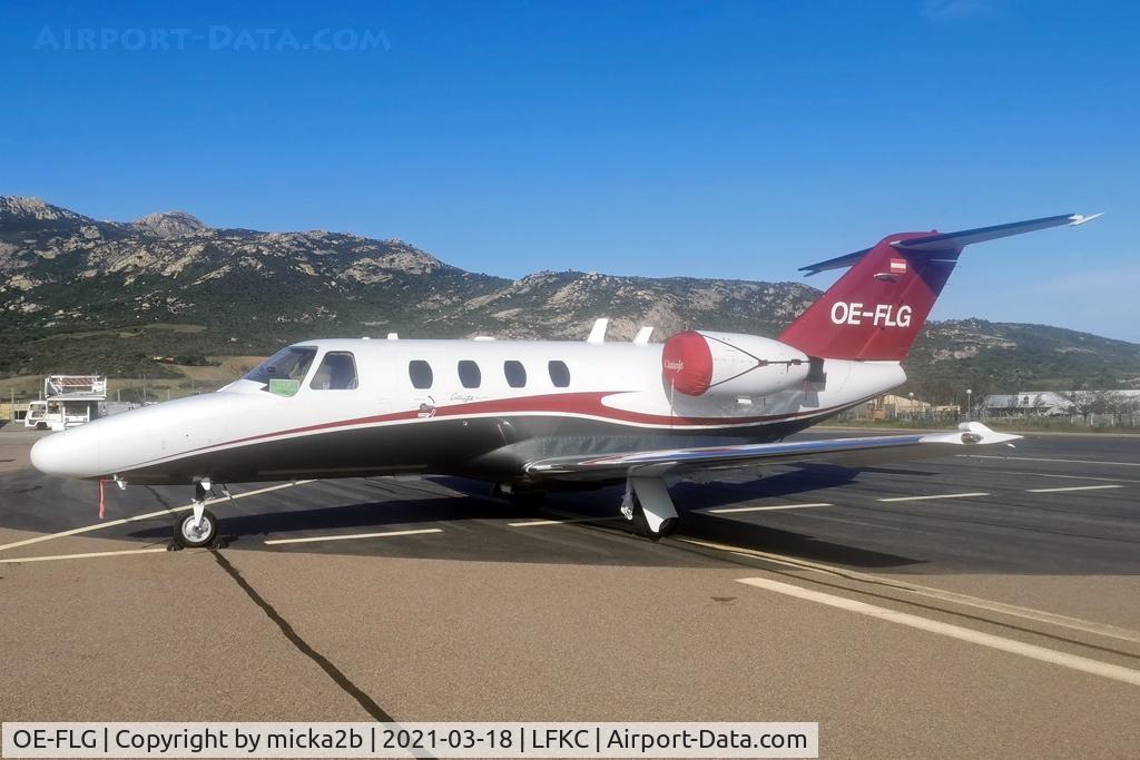OE-FLG, 1995 Cessna 525 CitationJet CJ1 C/N 525-0103, Parked