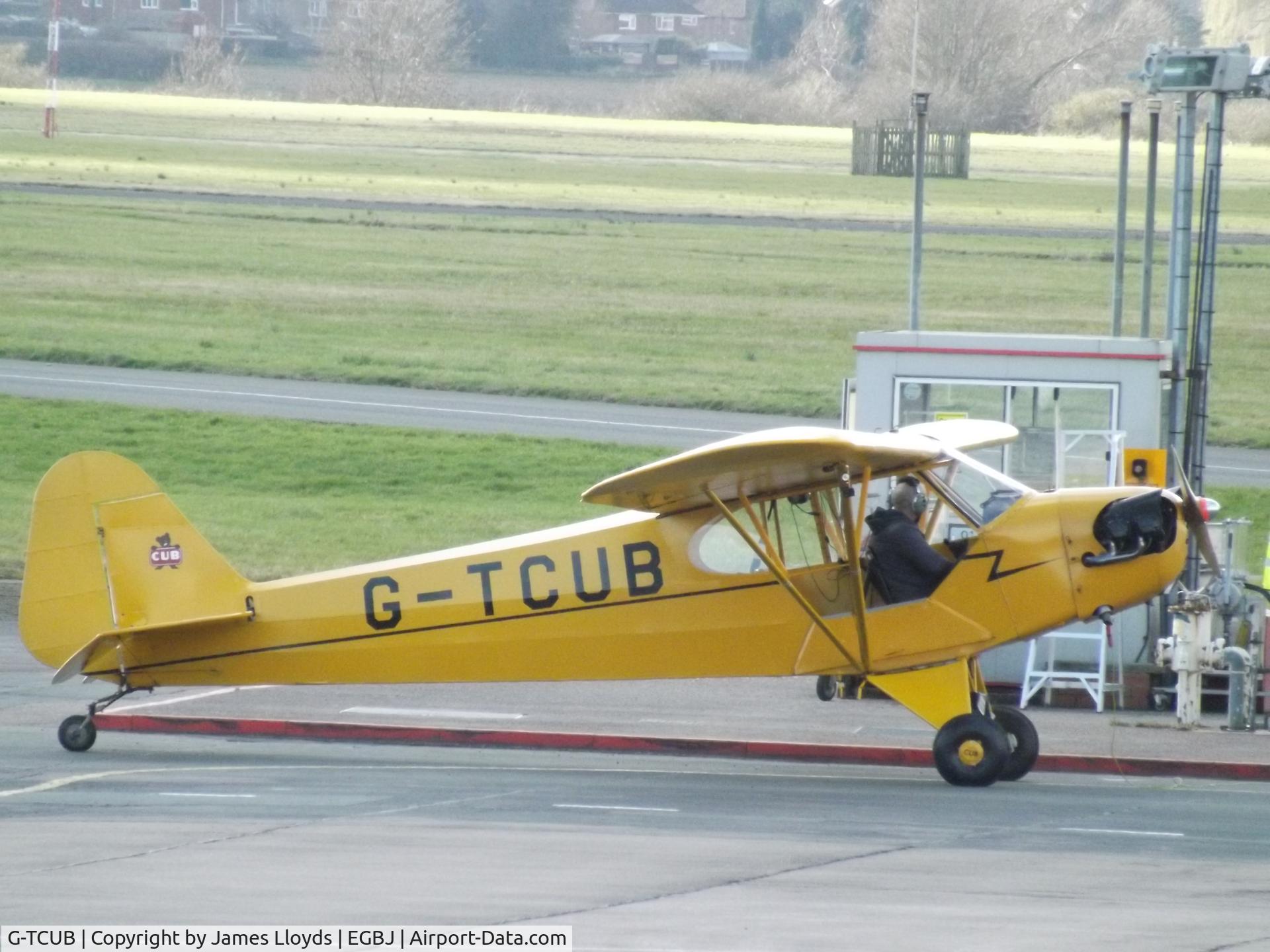 G-TCUB, 1941 Piper J3C-65 Cub Cub C/N 13805, At Gloucestershire Airport