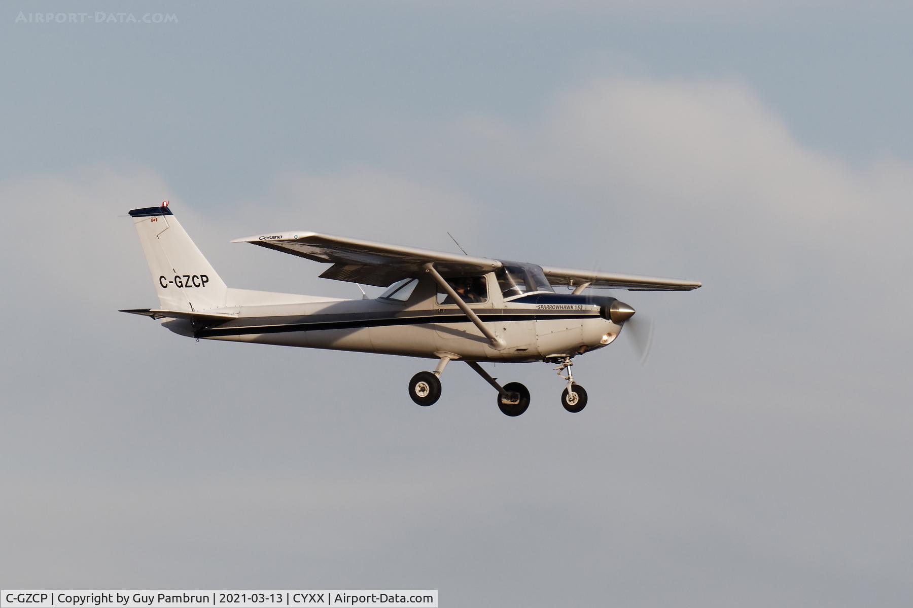 C-GZCP, 1977 Cessna 152 C/N 15279786, Landing on 19