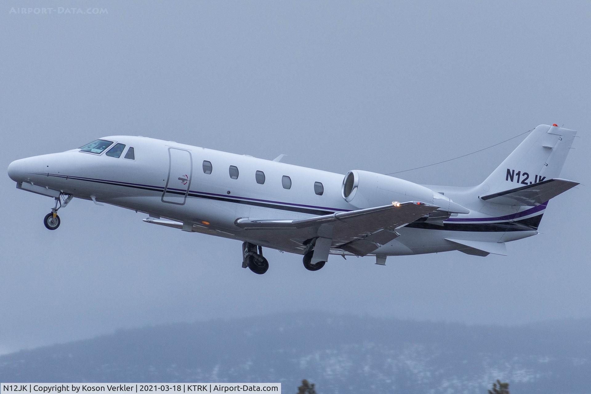 N12JK, 2006 Cessna 560XL Citation C/N 560-5618, Takeoff