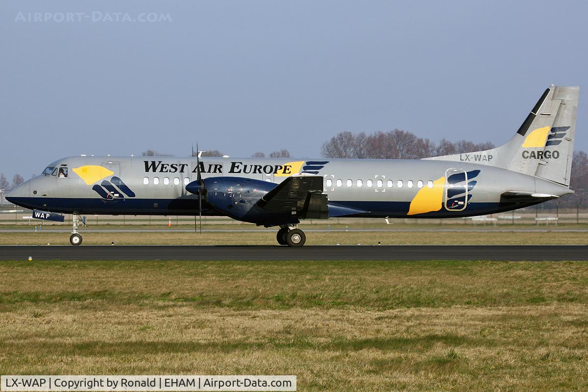 LX-WAP, 1993 British Aerospace ATP C/N 2057, at spl