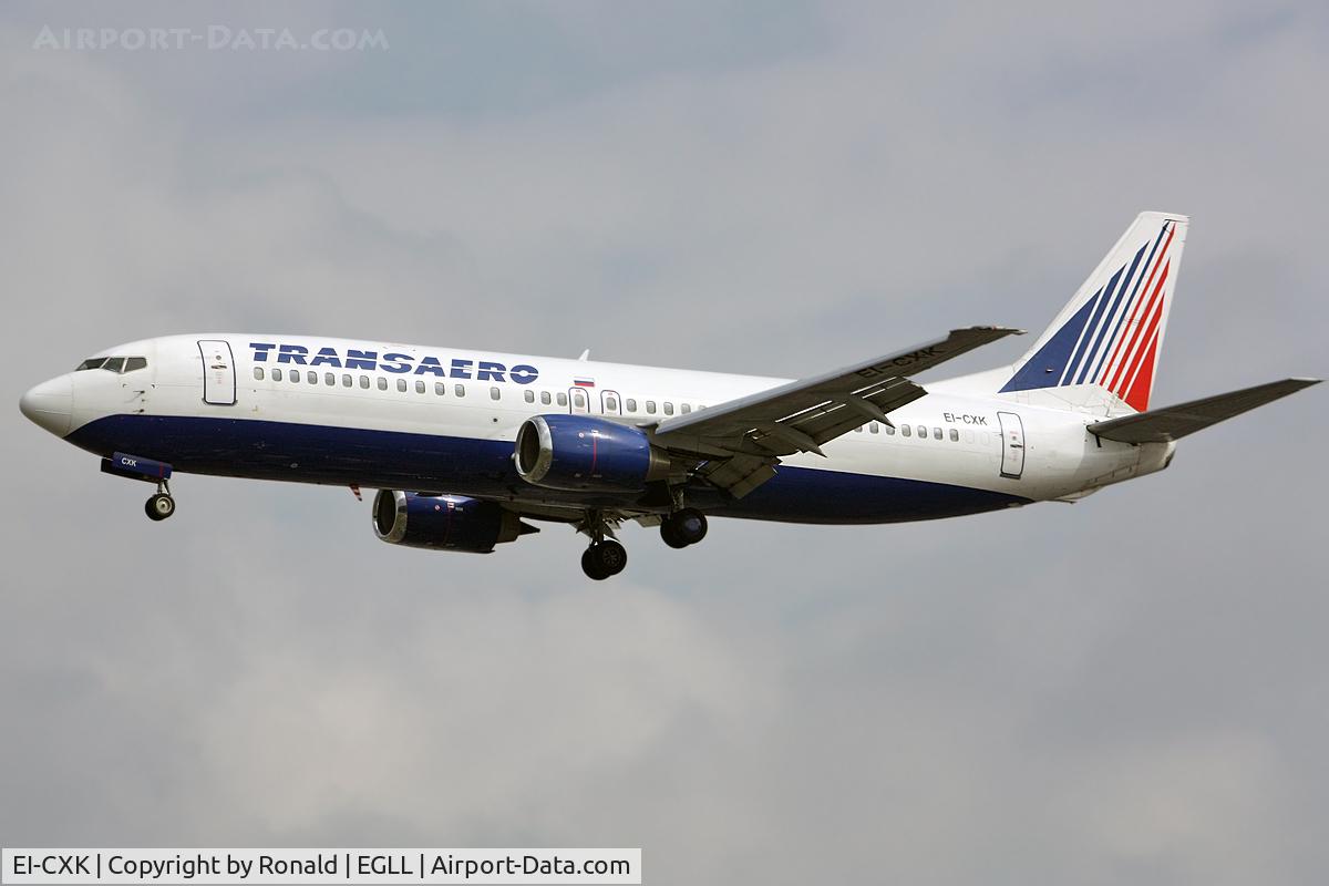 EI-CXK, 1992 Boeing 737-4S3 C/N 25596/2255, at lht