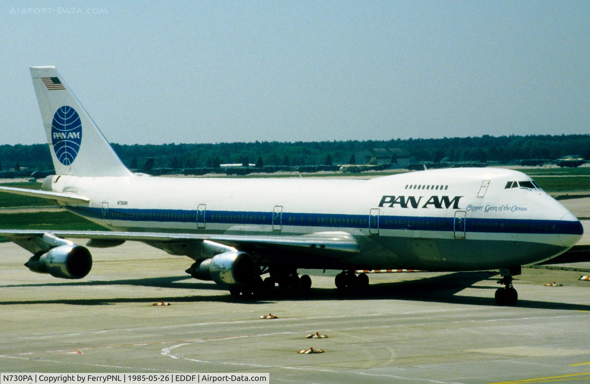 N730PA, 1974 Boeing 747-212B C/N 20888, PanAm B742