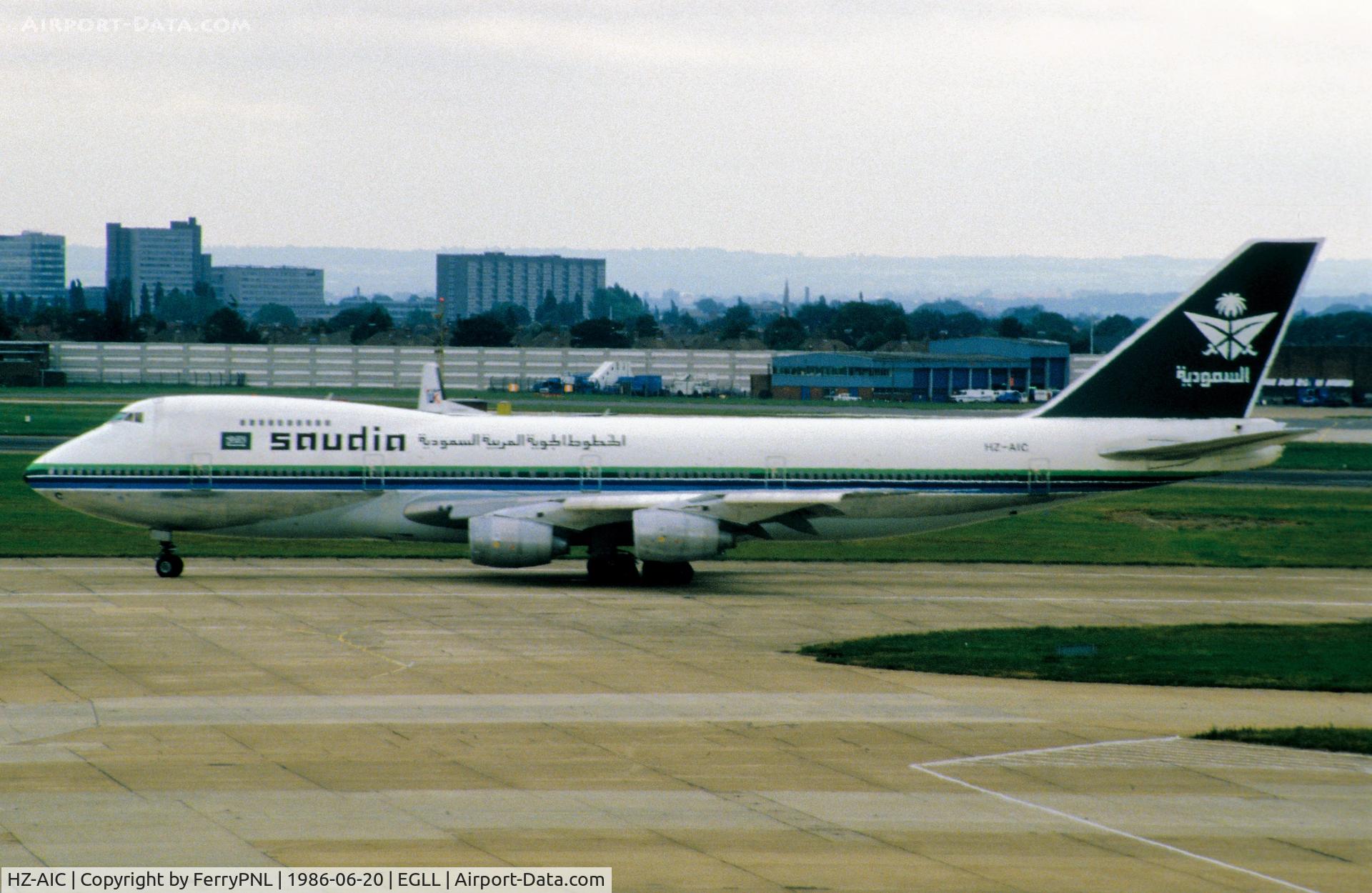 HZ-AIC, 1981 Boeing 747-168B C/N 22500, Saudia B741