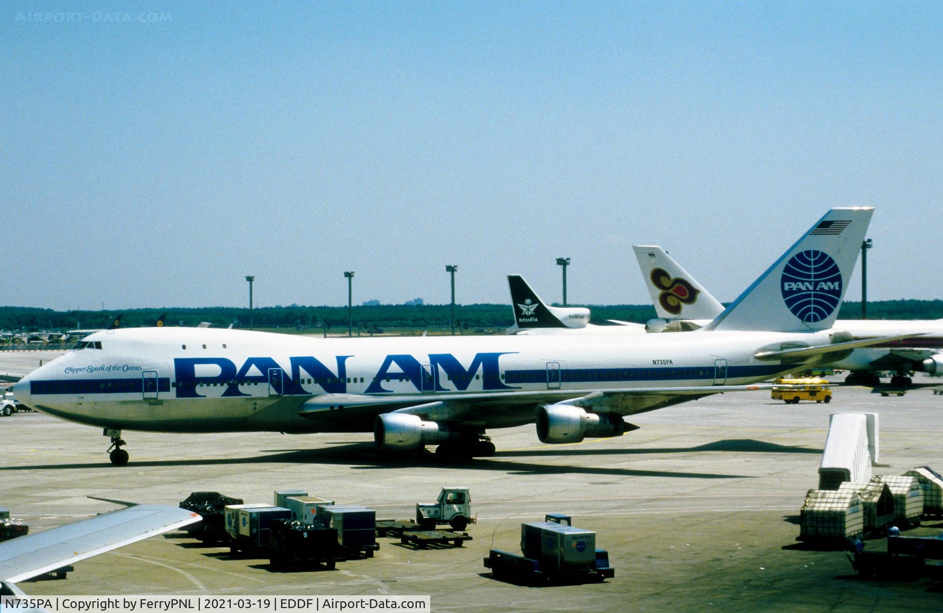N735PA, 1969 Boeing 747-121 C/N 19642, PanAm B741