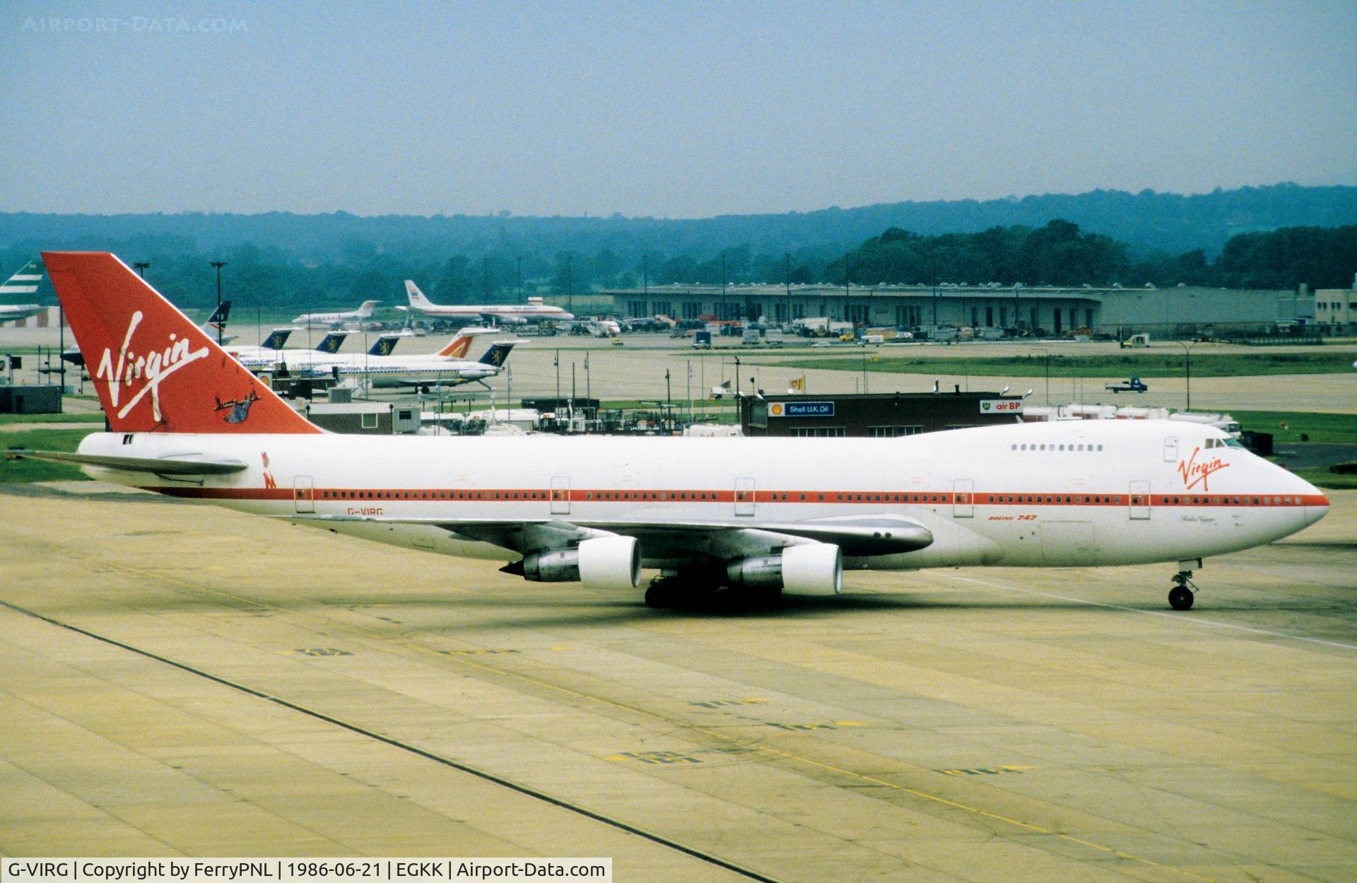 G-VIRG, 1975 Boeing 747-287B C/N 21189, Virgins first B742