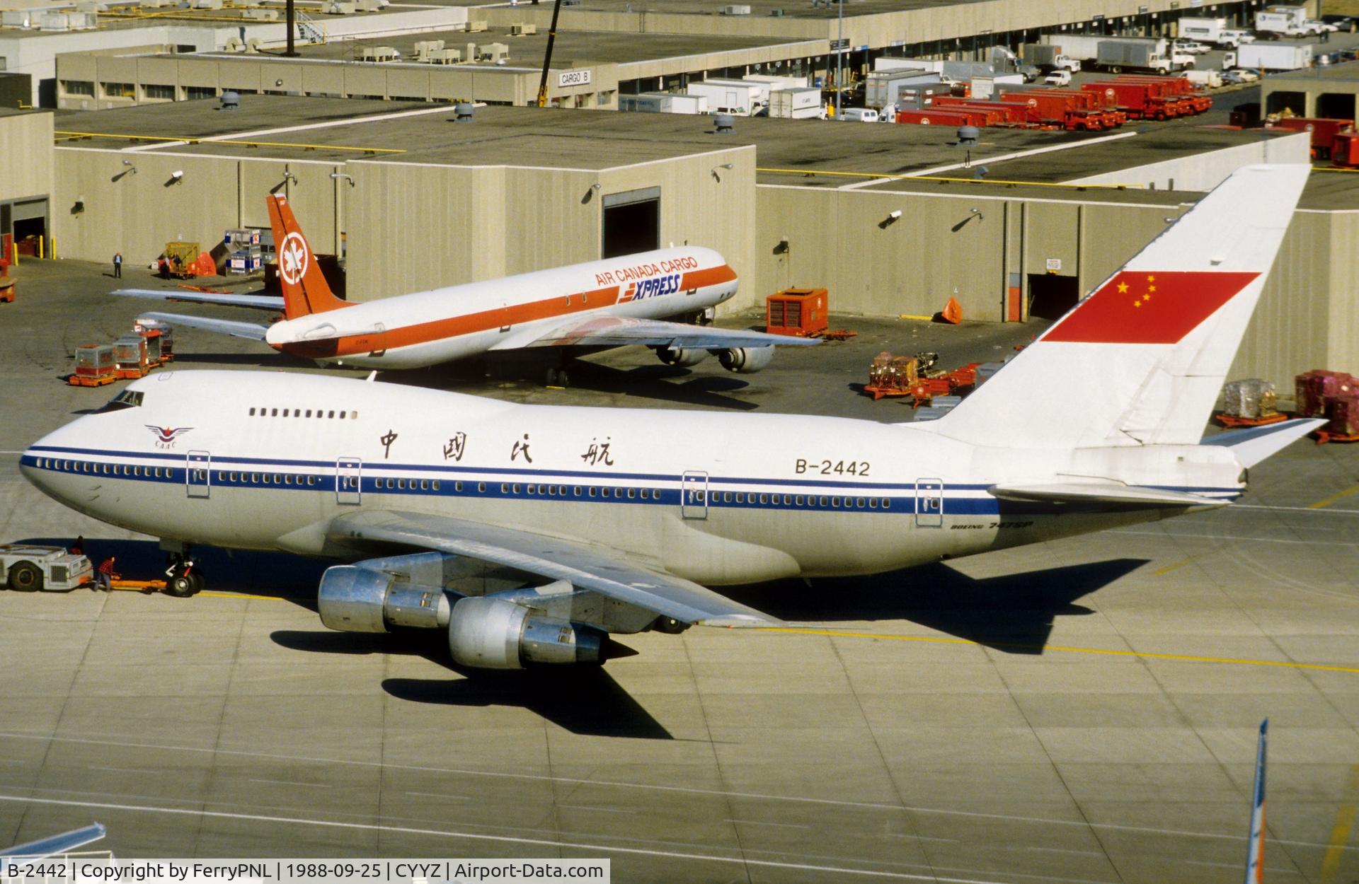 B-2442, 1980 Boeing 747SP-J6 C/N 21932, CAAC B747SP