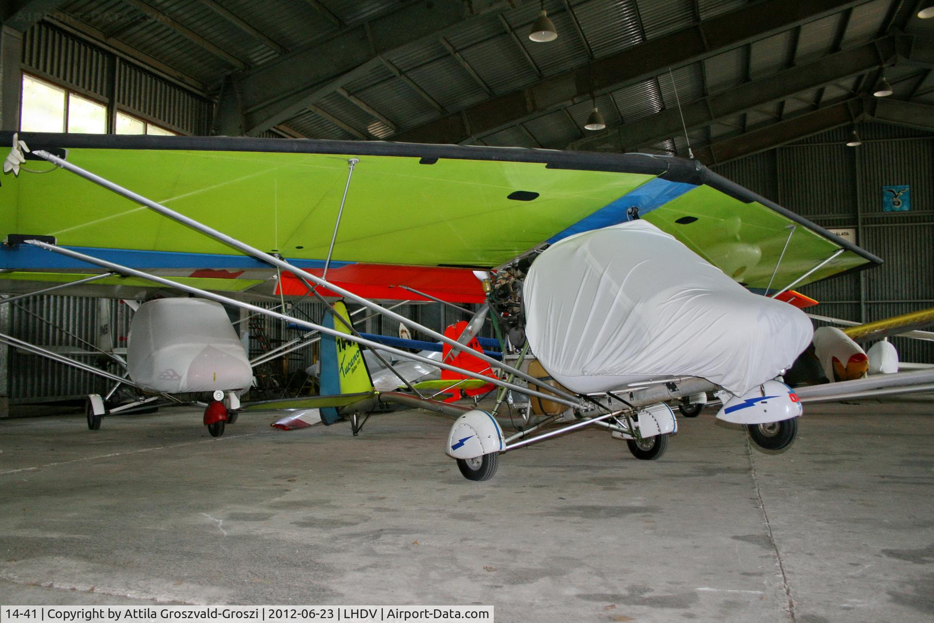 14-41, Ferrari Tucano V C/N 166-M, LHDV - Dunaújváros-Kisapostag Airport, Hungary