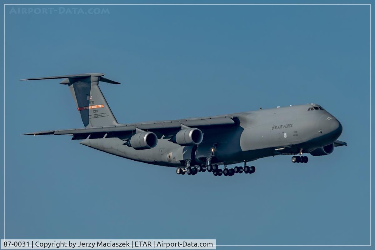 87-0031, 1987 Lockheed C-5M Super Galaxy C/N 500-117, Lockheed C-5M Super Galaxy, c/n: 500-117