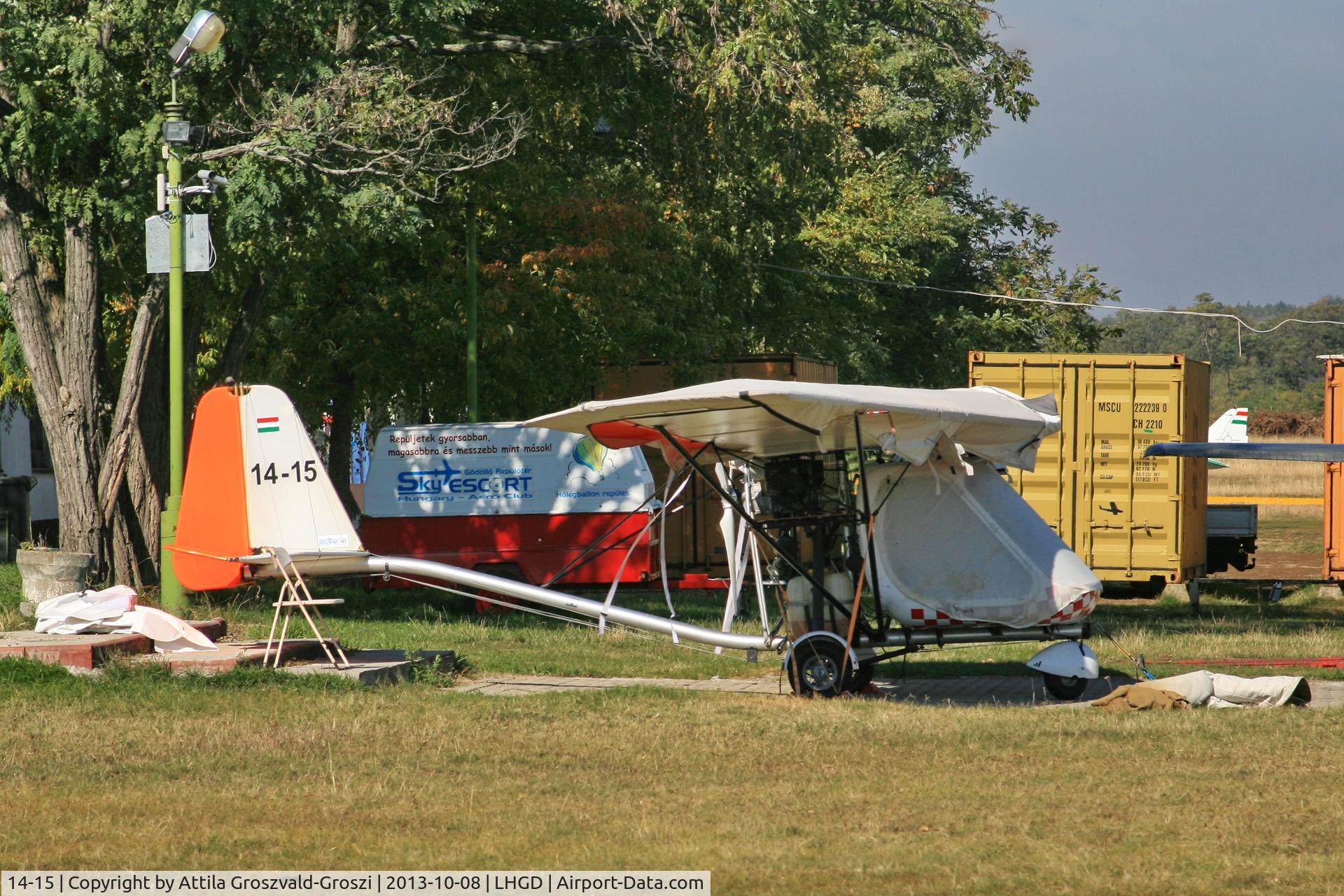 14-15, Ferrari ULM Tucano C/N 146, LHGD - Gödöllö Airport, Hungary