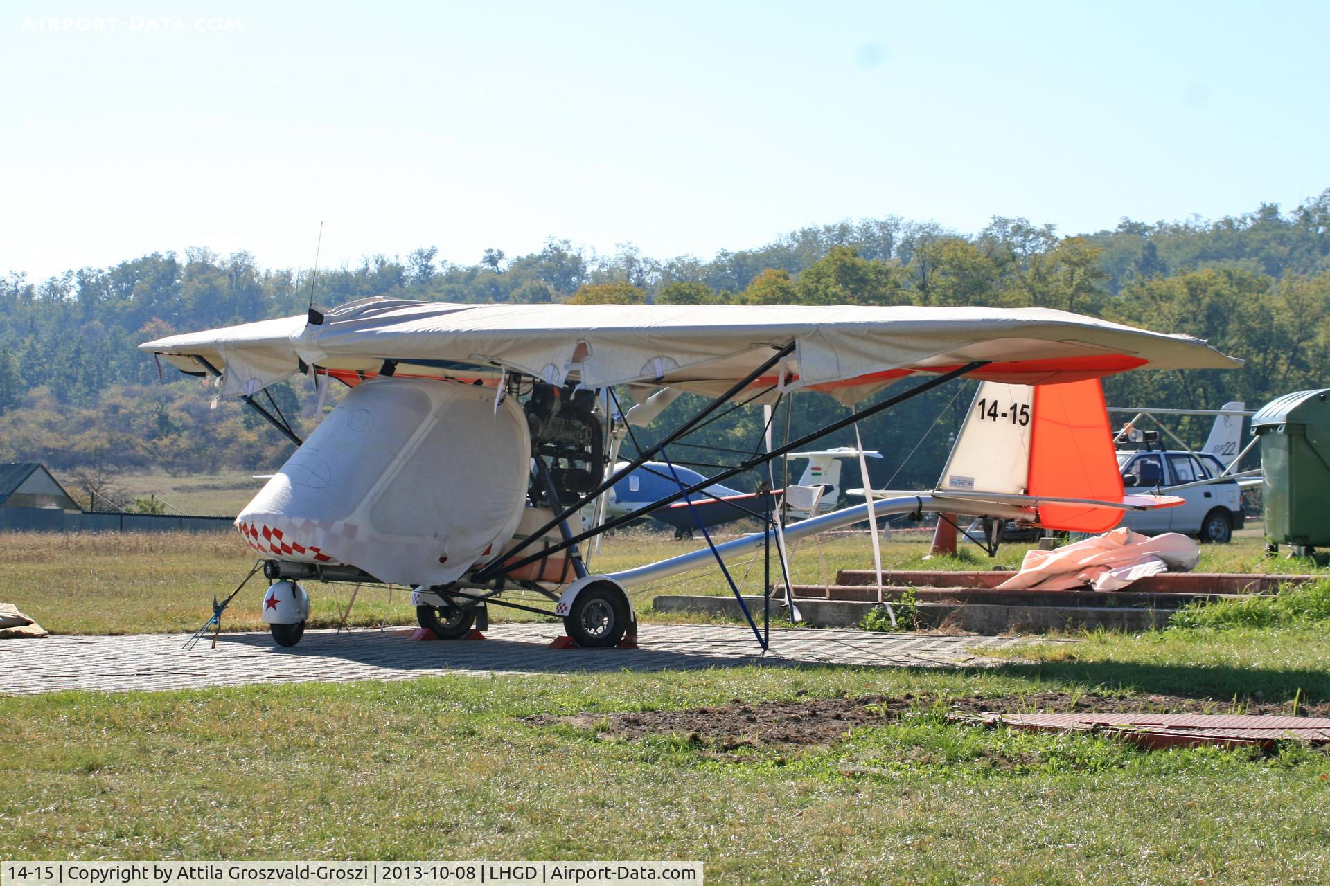 14-15, Ferrari ULM Tucano C/N 146, LHGD - Gödöllö Airport, Hungary