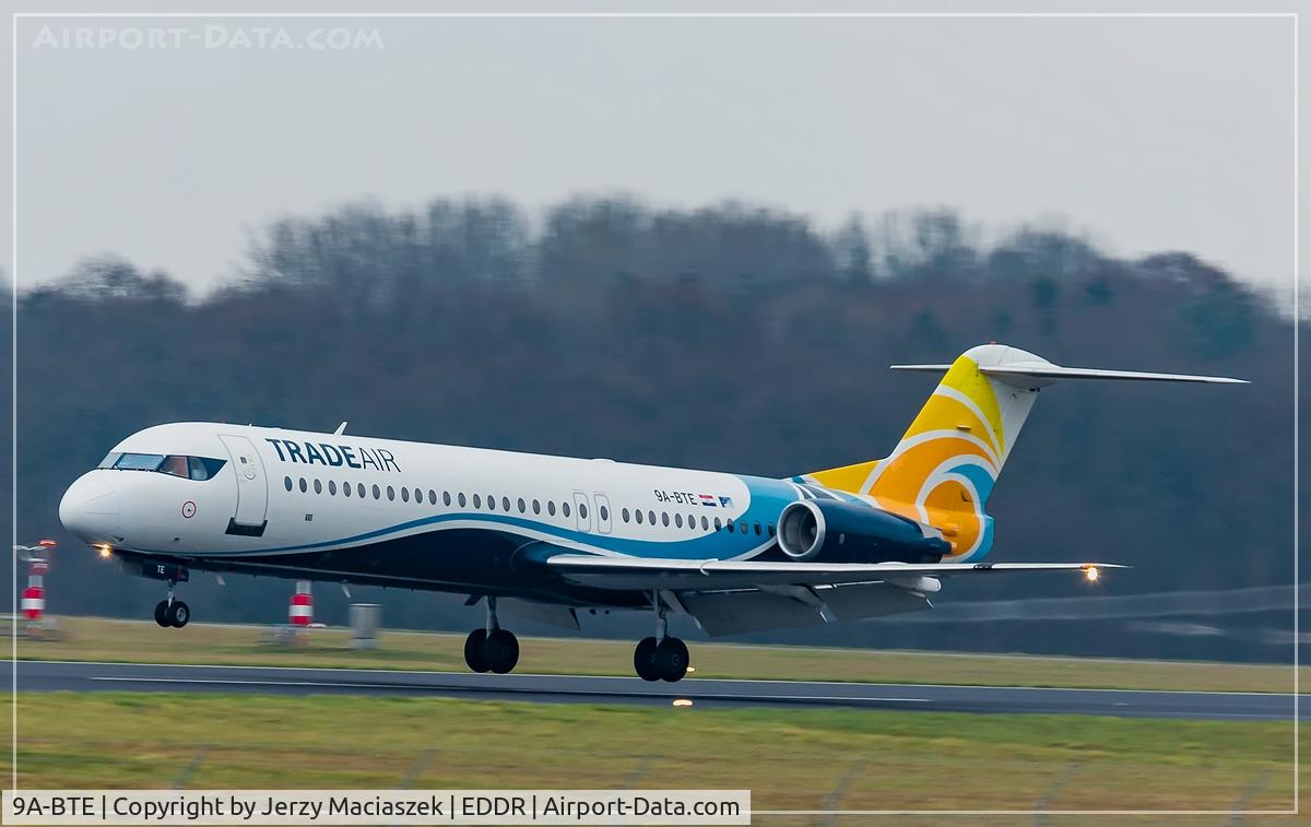 9A-BTE, 1992 Fokker 100 (F-28-0100) C/N 11416, Fokker 100 (F-28-0100), c/n: 11416